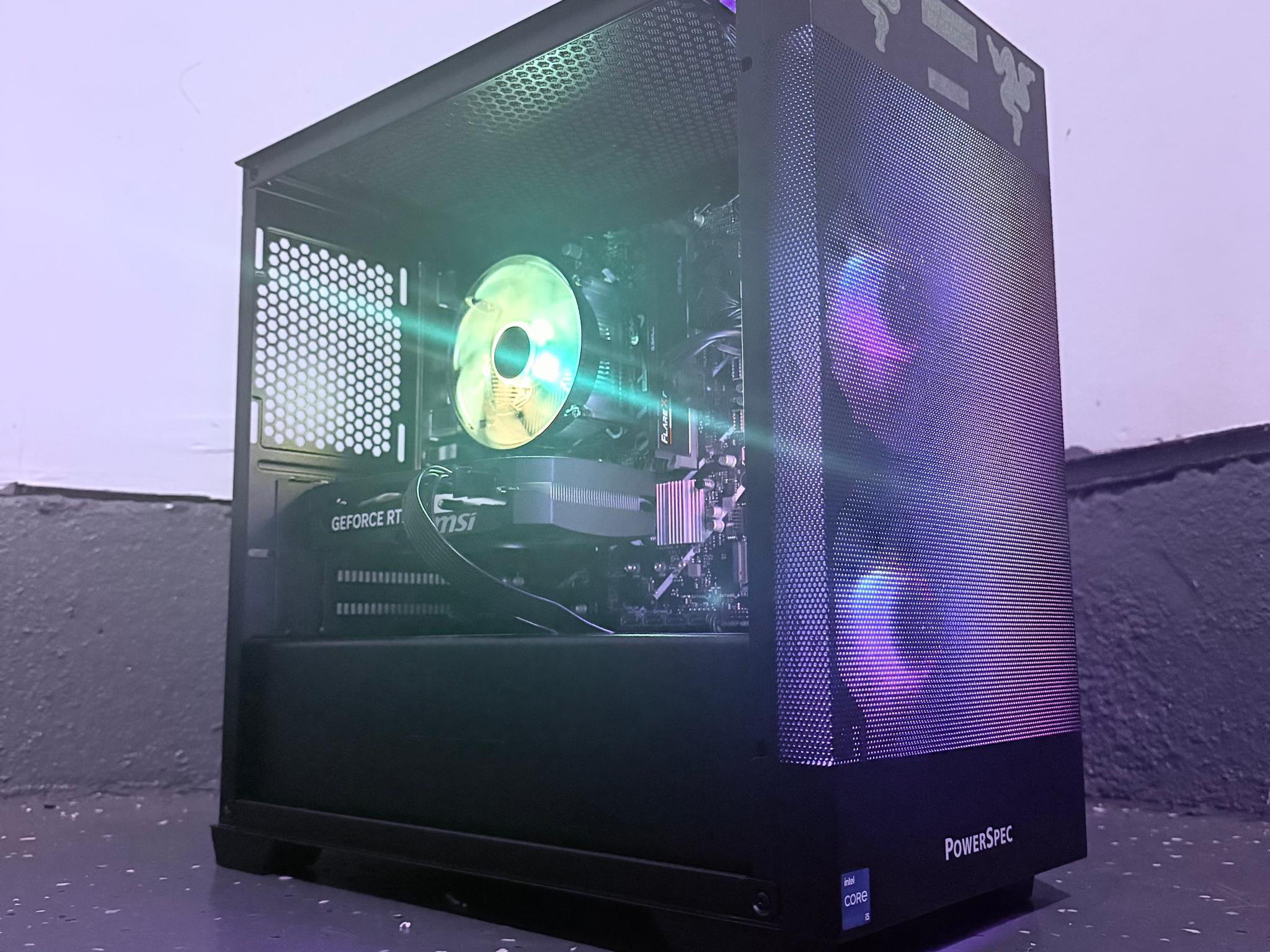 🌈"Cyber Vortex"⚫️ | 1440p Gaming | RTX 5060 | i5 14400F | 16GB DDR5 | 1TB SSD | Free Shipping