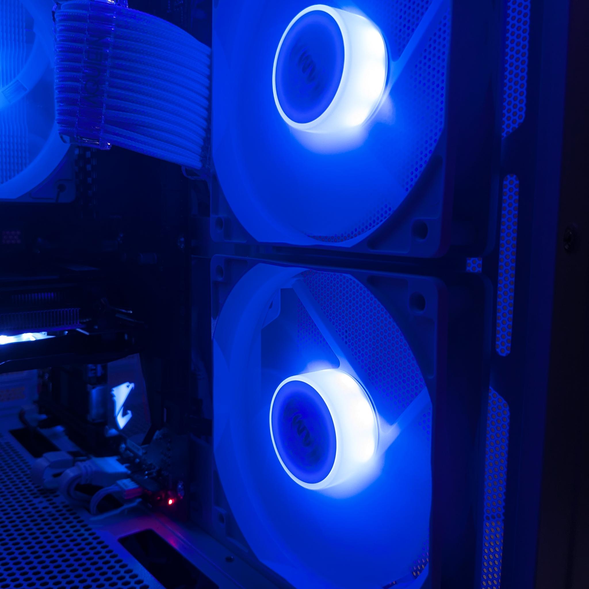 White Gaming PC Ryzen 5 1600x, XFX RS 480 8GB, 16GB DDR4 RAM