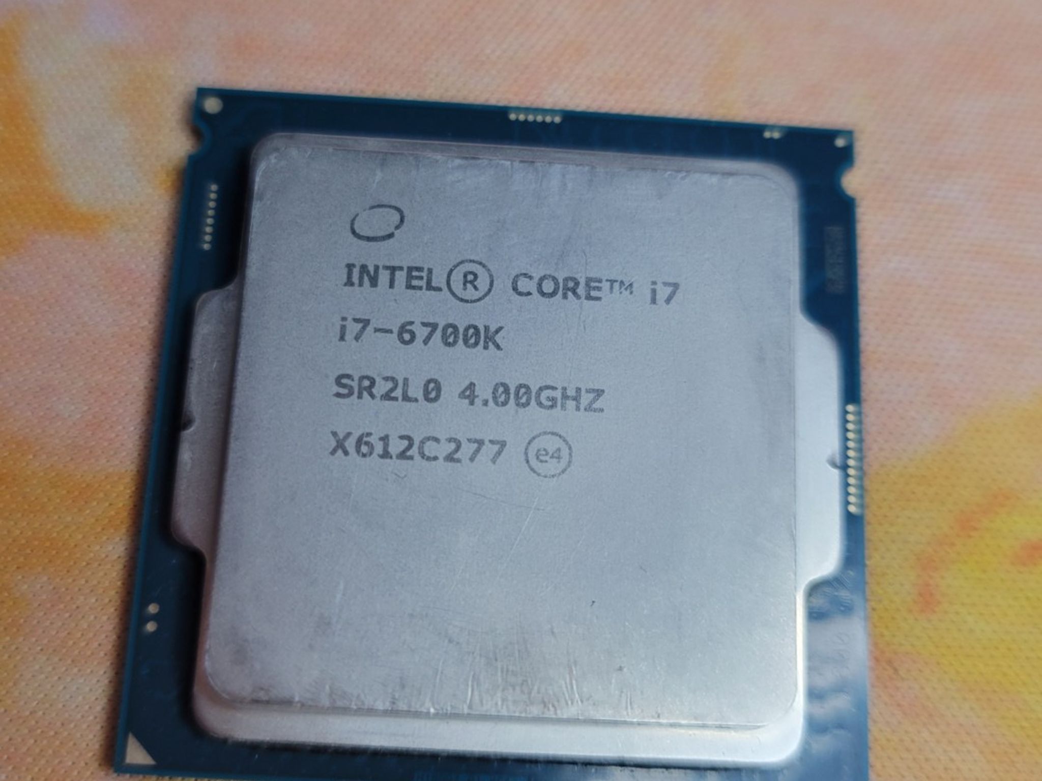 Intel Core i7 6700k clean tested Good