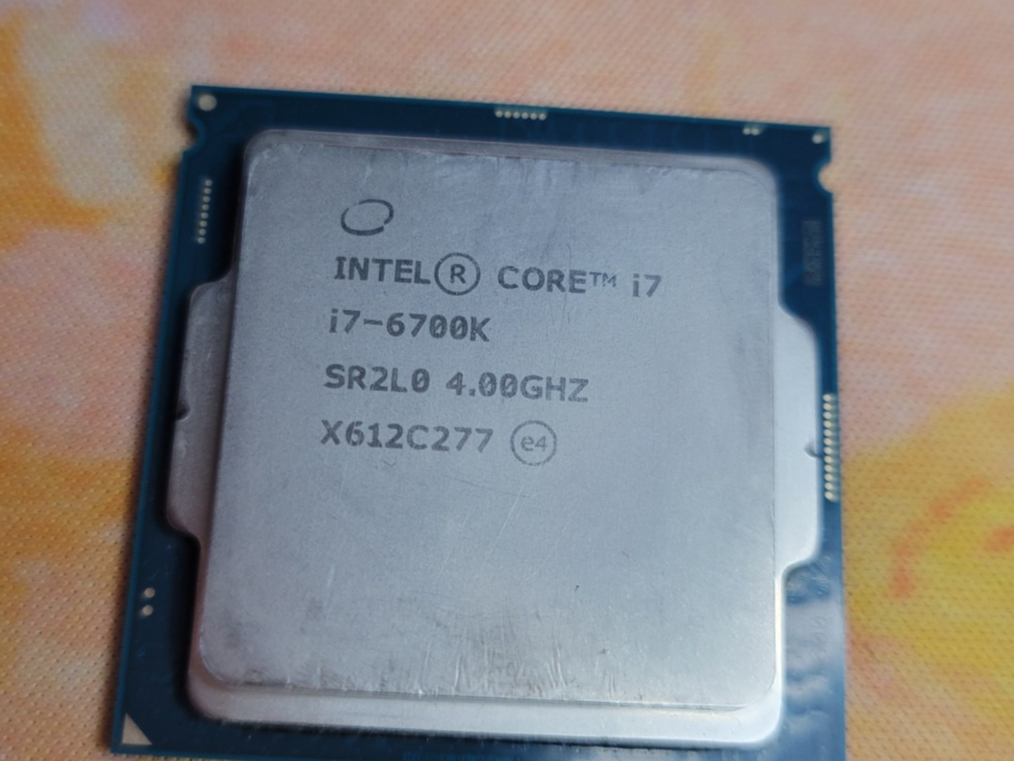 Intel Core i7 6700k clean tested Good