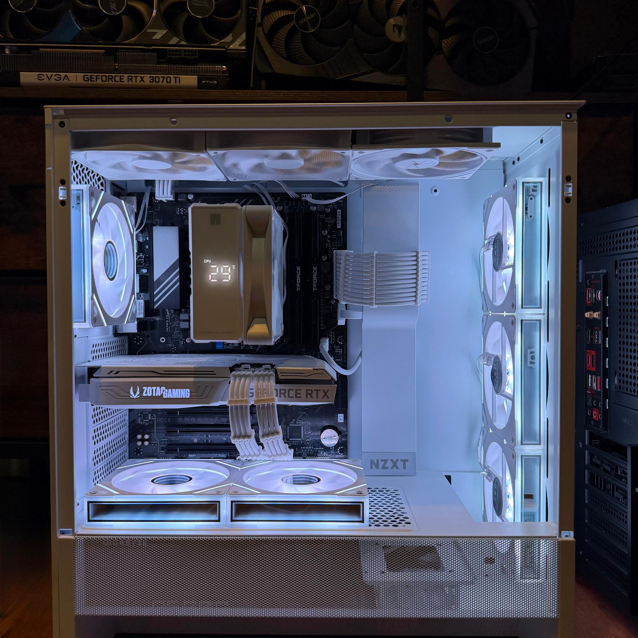 ❄️White AM5 RTX 3070 Gaming PC | Ryzen 5 8400F | WiFi | 1TB NVMe | Ready to Play ❄️