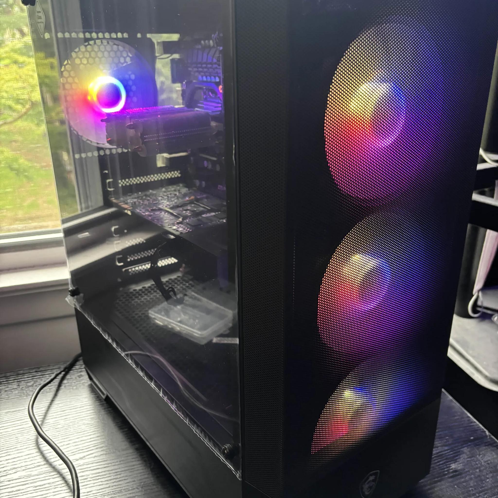 GAMING PC i5 16GB NVIDIA GTX 760 RGB Lighting RGB Fans Computer