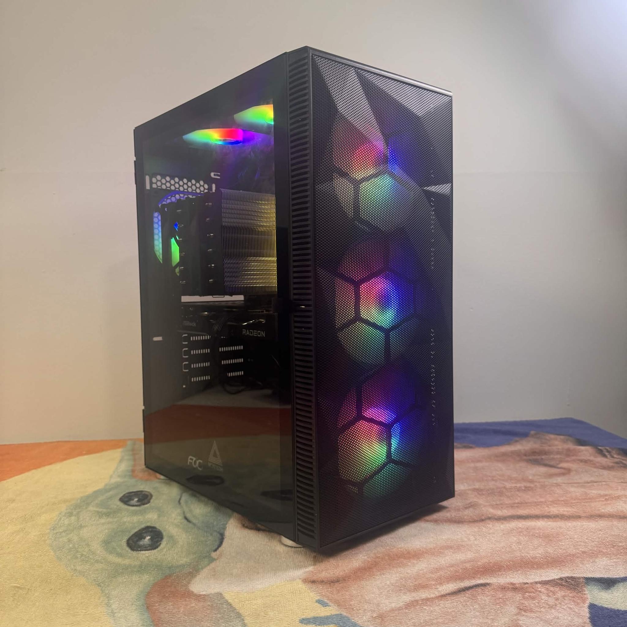 Custom Gaming PC – Ryzen 5 7600x / ASRock 9060xt Dual Fan / 32GB RAM