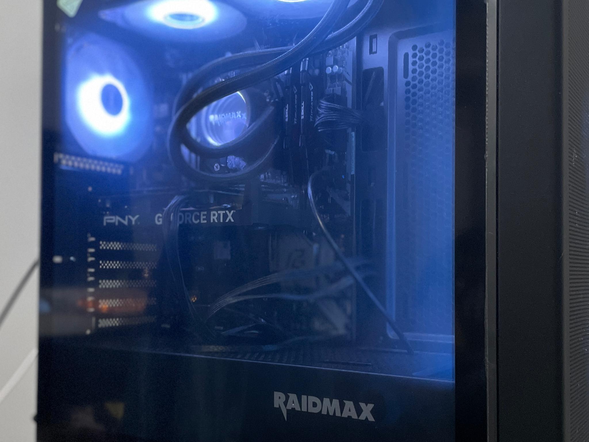 🌌 Blue Nova | Ryzen 5 5500 | RTX 4060 8GB | 32GB RAM | 1TB NVMe | Liquid Cooled