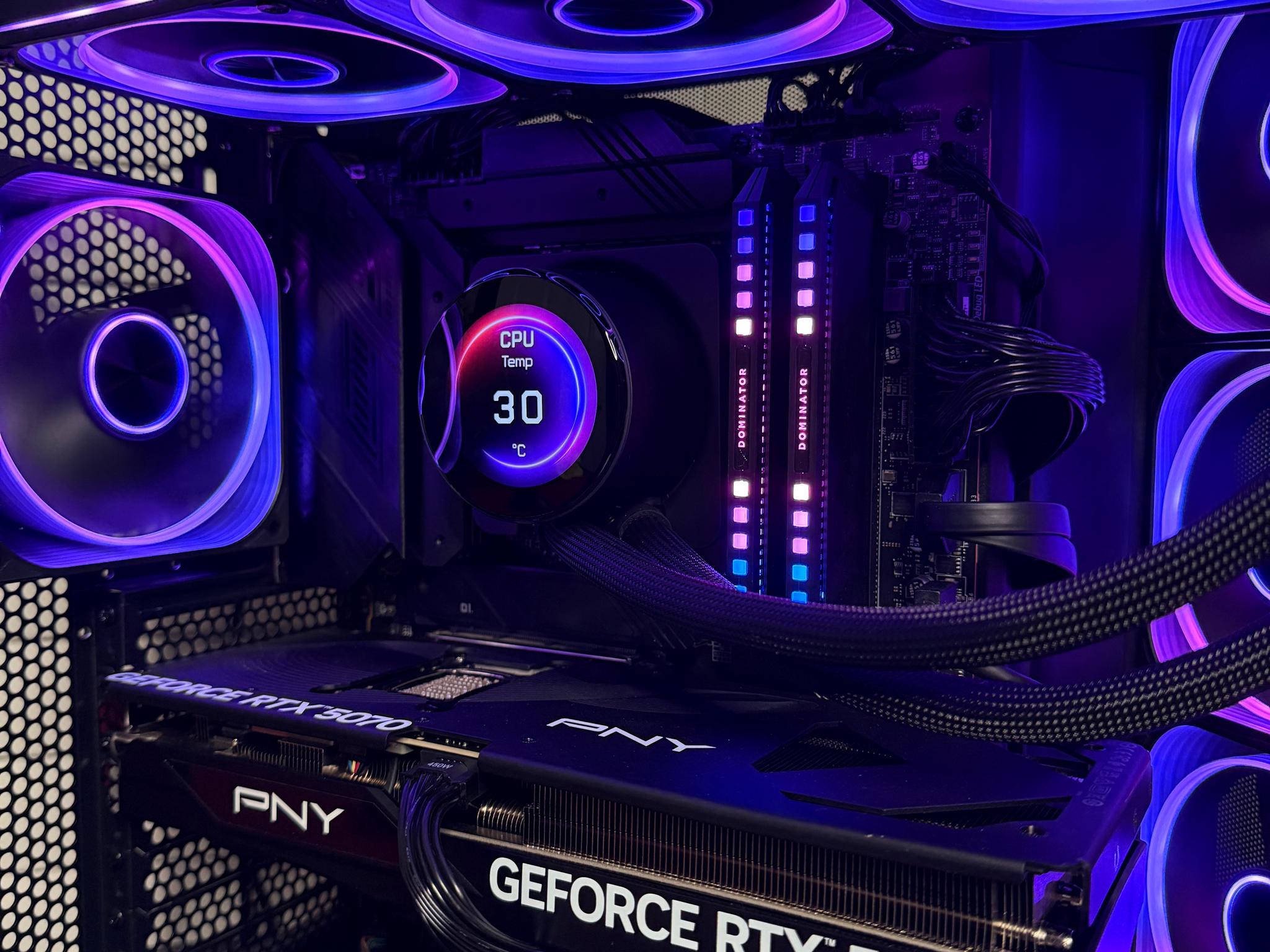 ✨💜 AORURA | RTX 5070 + i9-14900KF | 32GB RAM | 2TB Gen4 NVMe — Ultra High-End Gaming PC