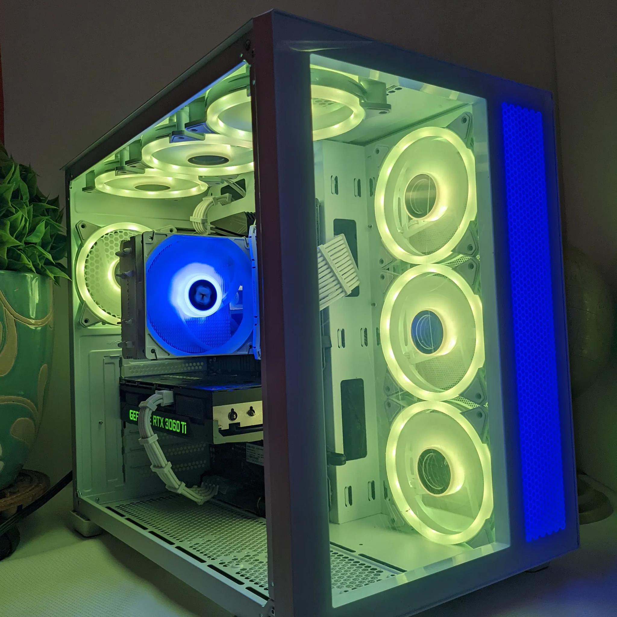 ⚪️High Performance |RTX 3060TI | Ryzen 5 4500@4.3GHz| 16GB DDR4 RAM| w/Over 1TB NVMe/SSD| Windows 11