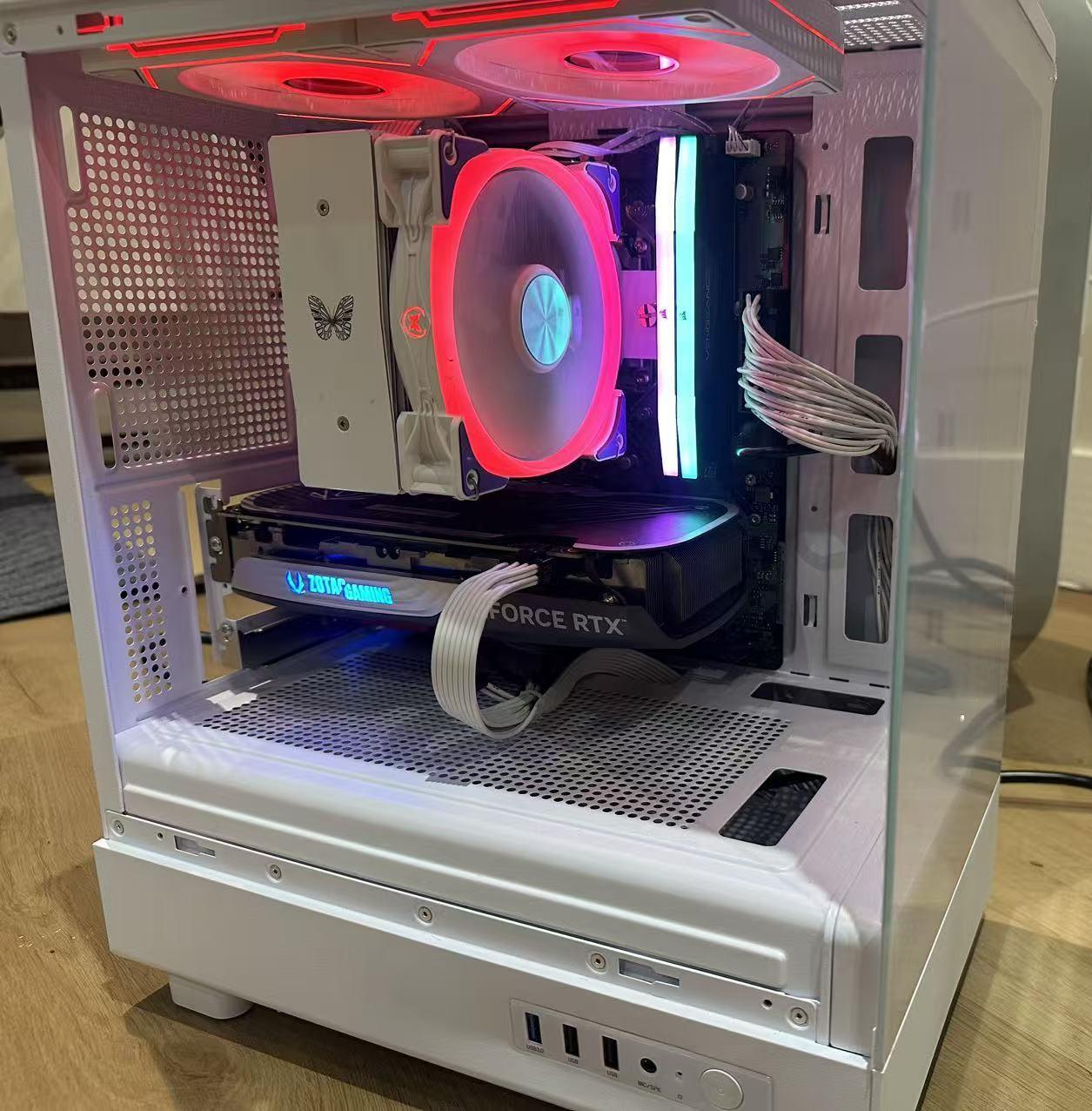 GeForce RTX 4060 Ti Custom Gaming PC - Ryzen 5 8400F Corsair 32GB ddr5
