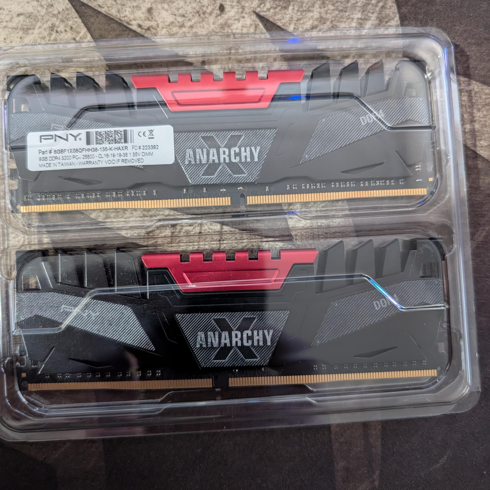 DDR4 PNY Anarchy 3200