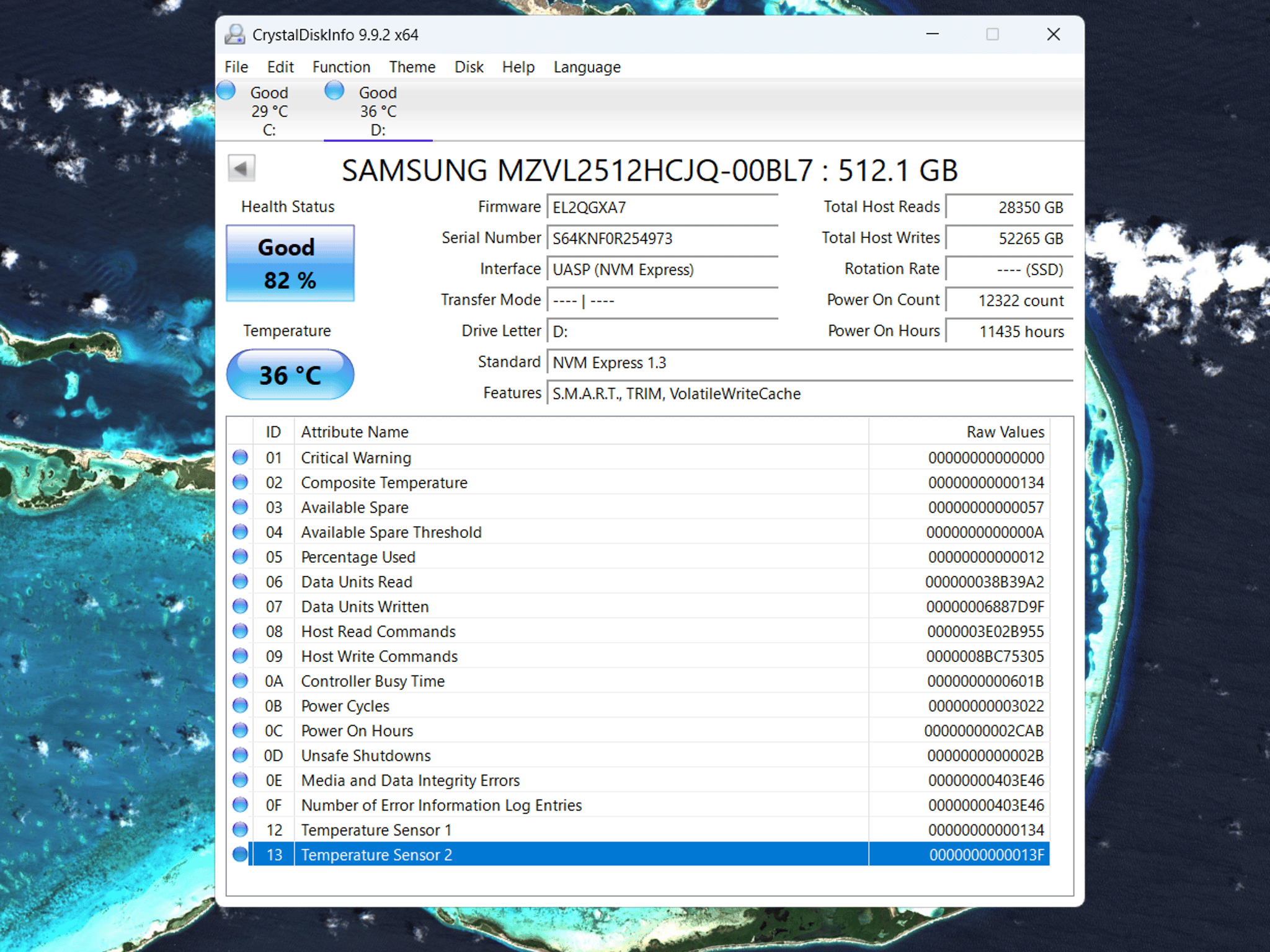 Samsung PM9A1 512GB M.2 NVMe PCIe OPAL SSD 3500/2900 MZVL2512HCJQ