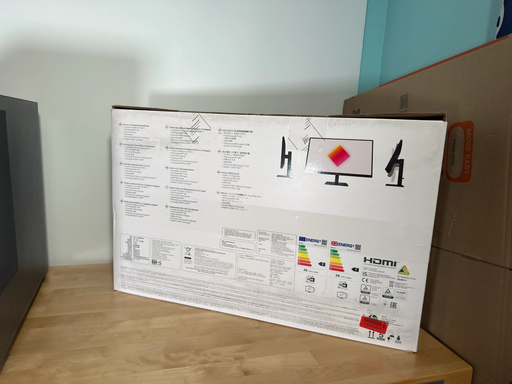 HP Omen 4k 144HZ IPS Gaming Monitor