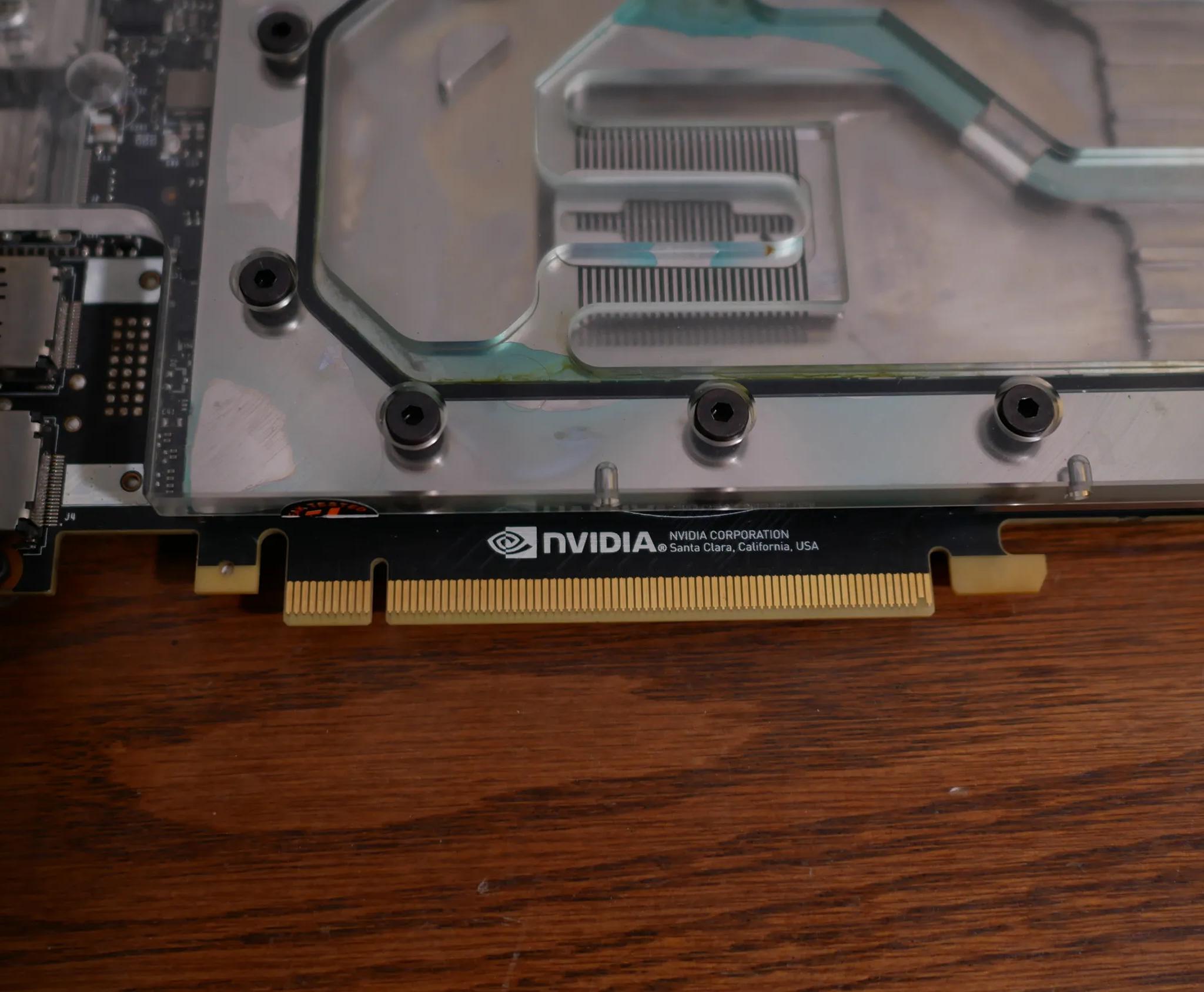 NVIDIA GeForce GTX 1080 TI (11GB GDDR5X) Graphics Card - Used (900-1G611-0050-000) EK Waterblock