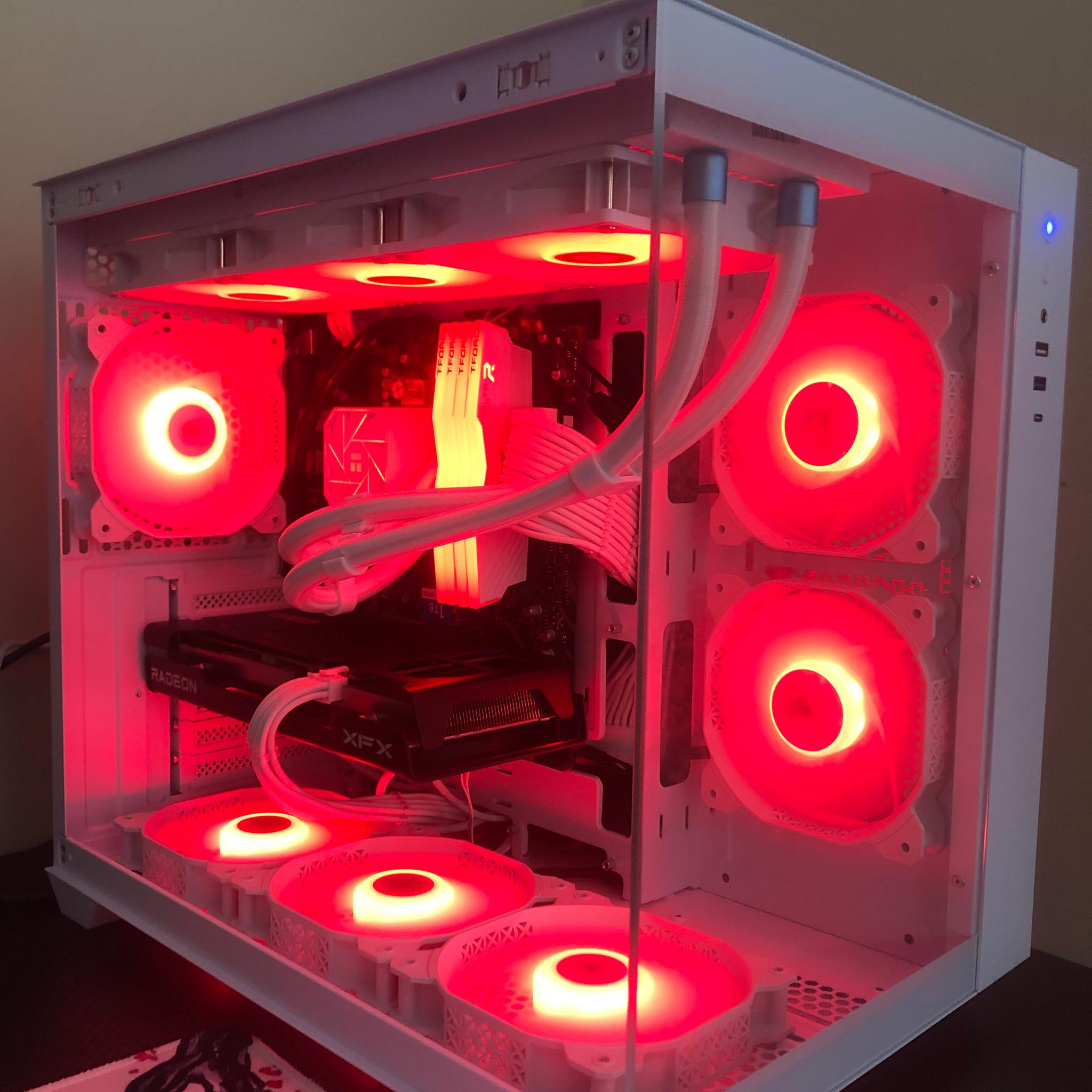 The pearly white 1440p gaming pc. with Ethernet/Wi-Fi/Bluetooth.