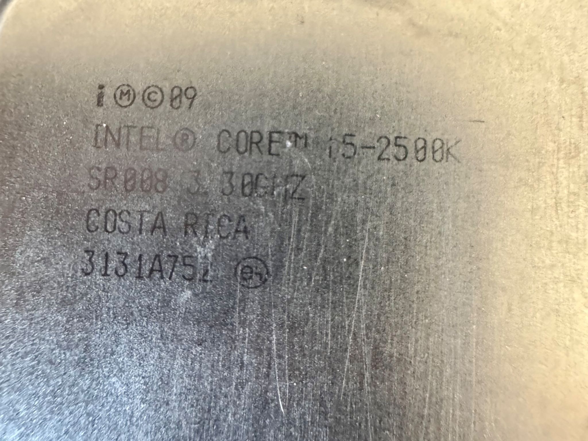 Intel Core i5-2500K CPU 3.3 GHz (Turbo 3.7 GHz) 4-Core 6M LGA-1155 SR008