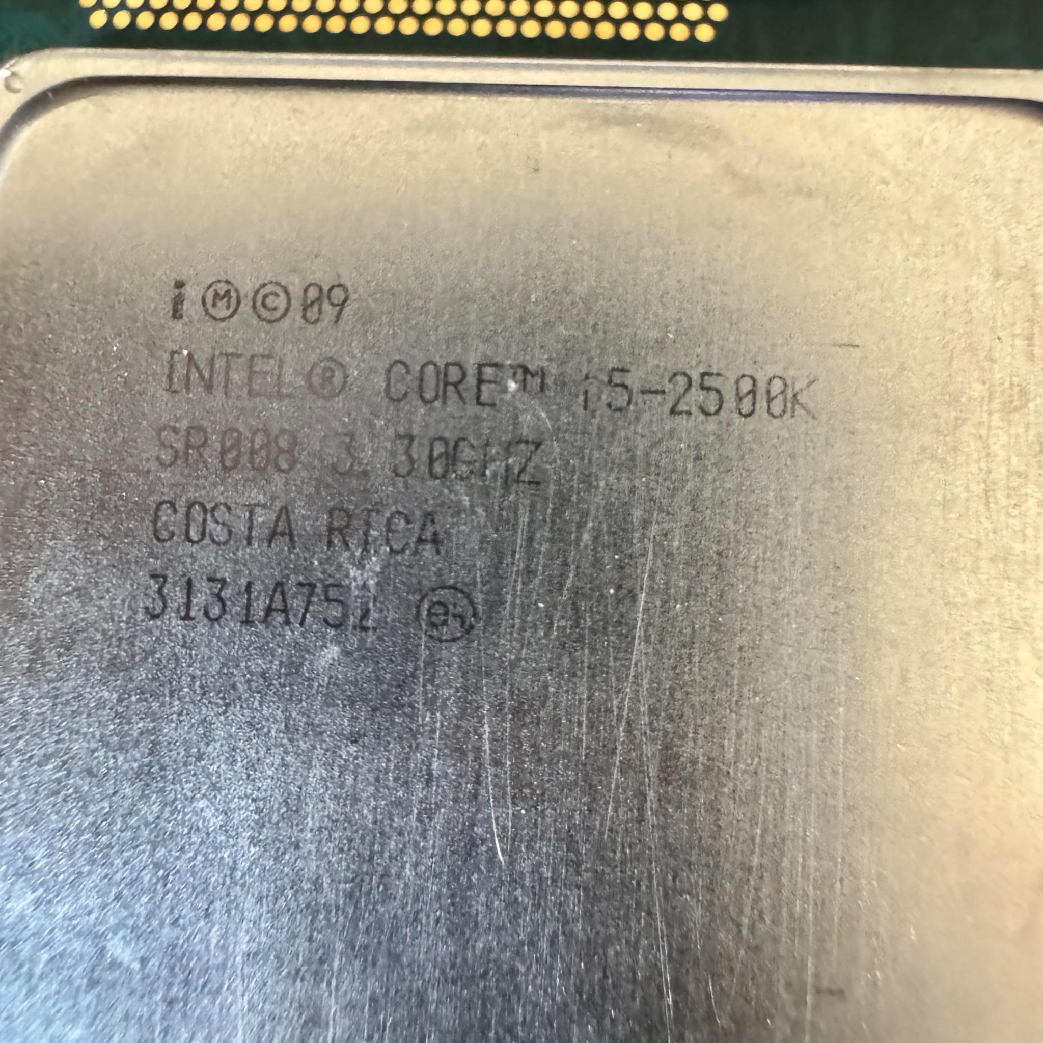 Intel Core i5-2500K CPU 3.3 GHz (Turbo 3.7 GHz) 4-Core 6M LGA-1155 SR008