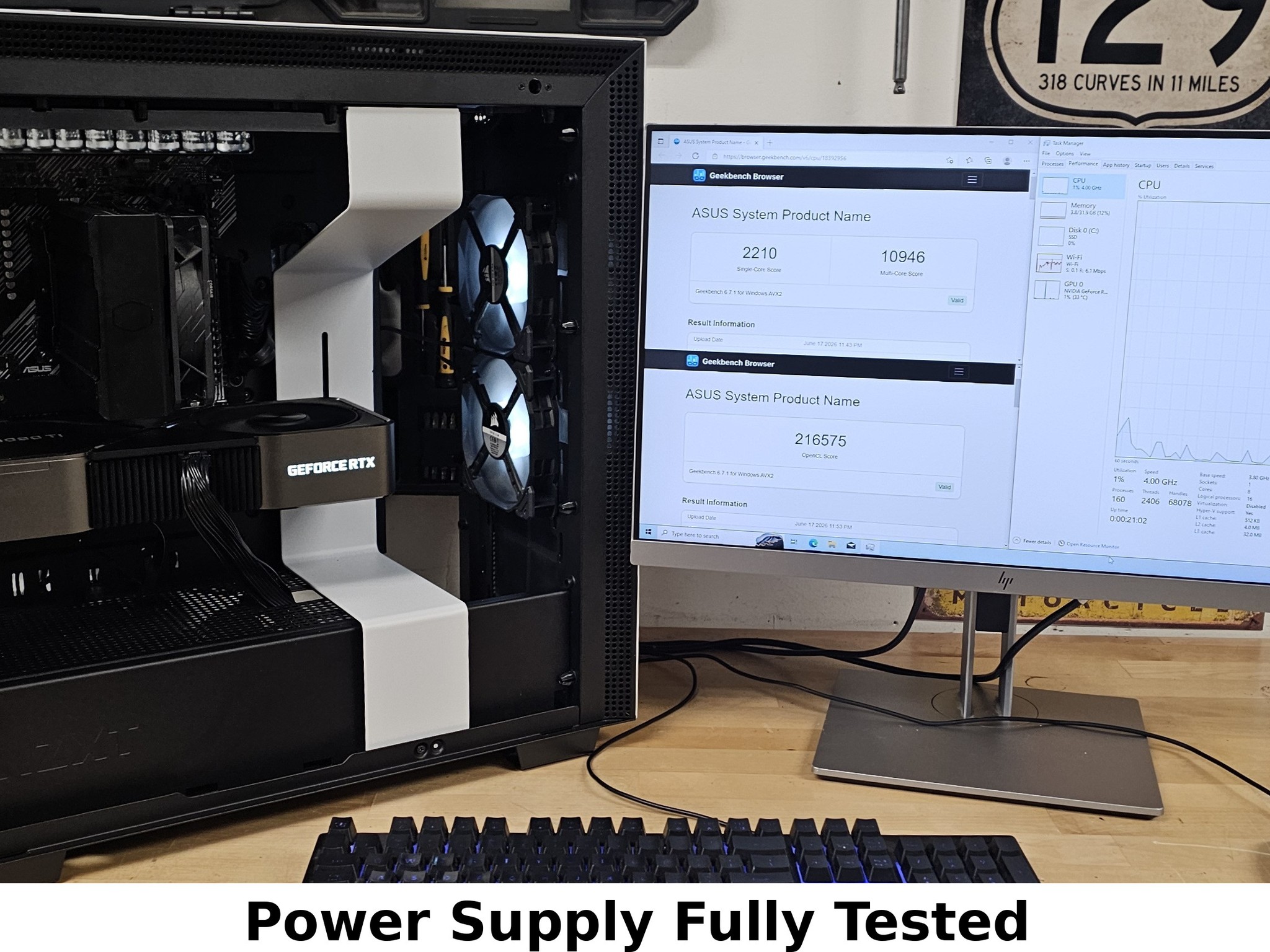 850 Watt PSU PowerSpec PSX 850GFM NRGB Power Supply