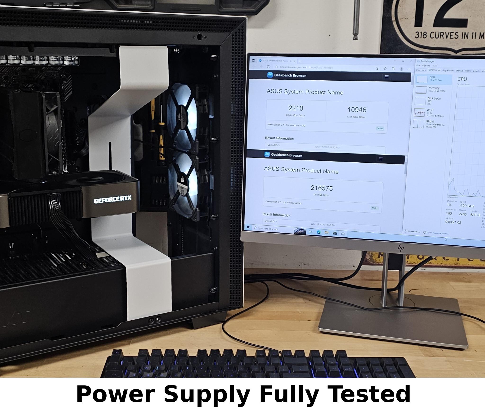 850 Watt PSU PowerSpec PSX 850GFM NRGB Power Supply