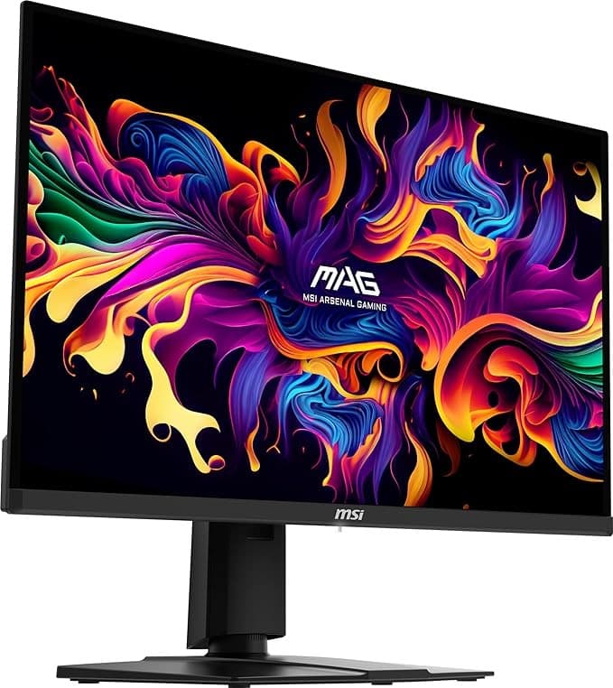 MSI MAG 271QPX QD-OLED 27-inch 2560 x 1440 (QHD) 360Hz Gaming Monitor, True Black HDR Support