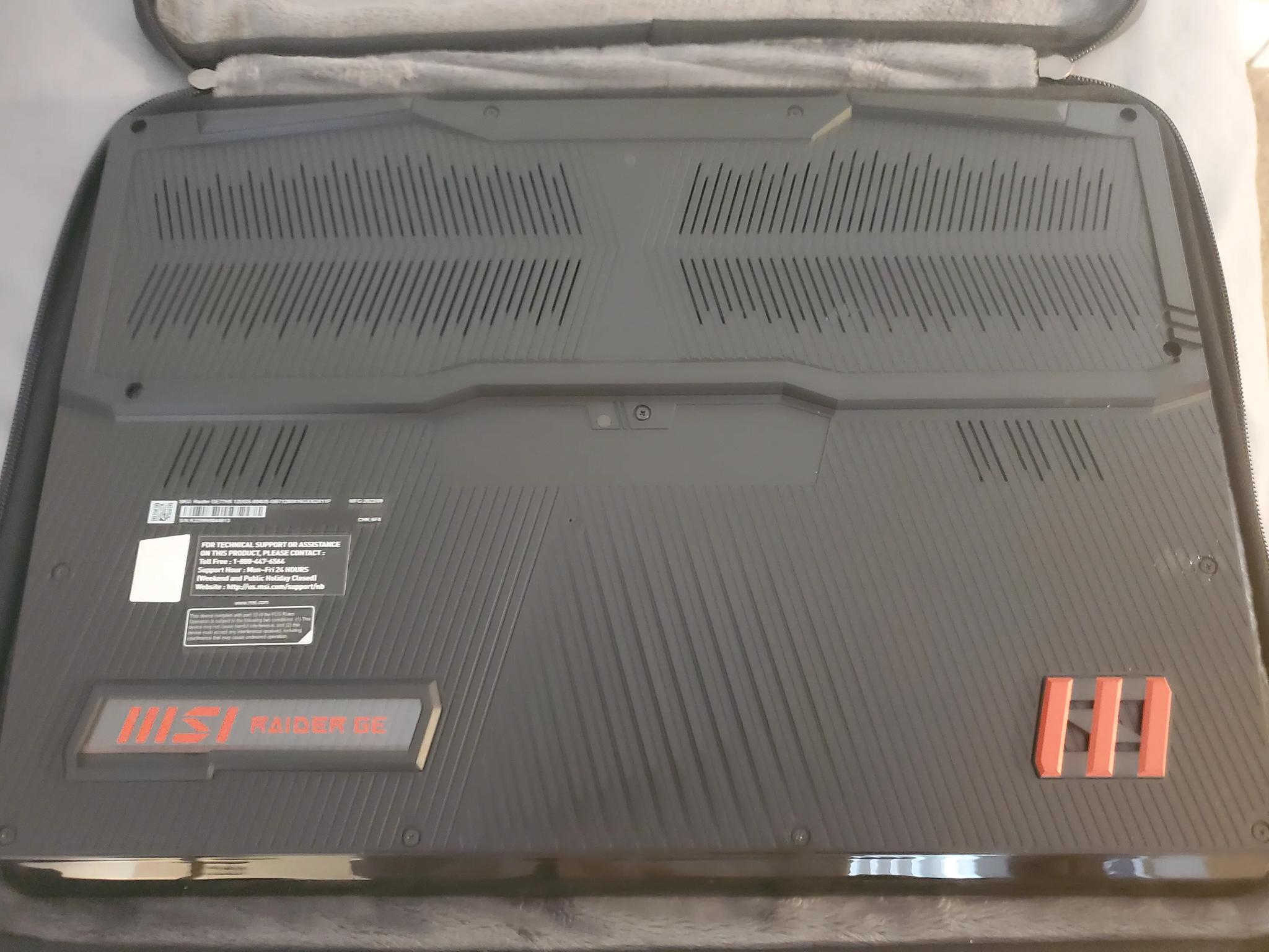 MSI Raider GE77HX 64gb DDR5 3070ti