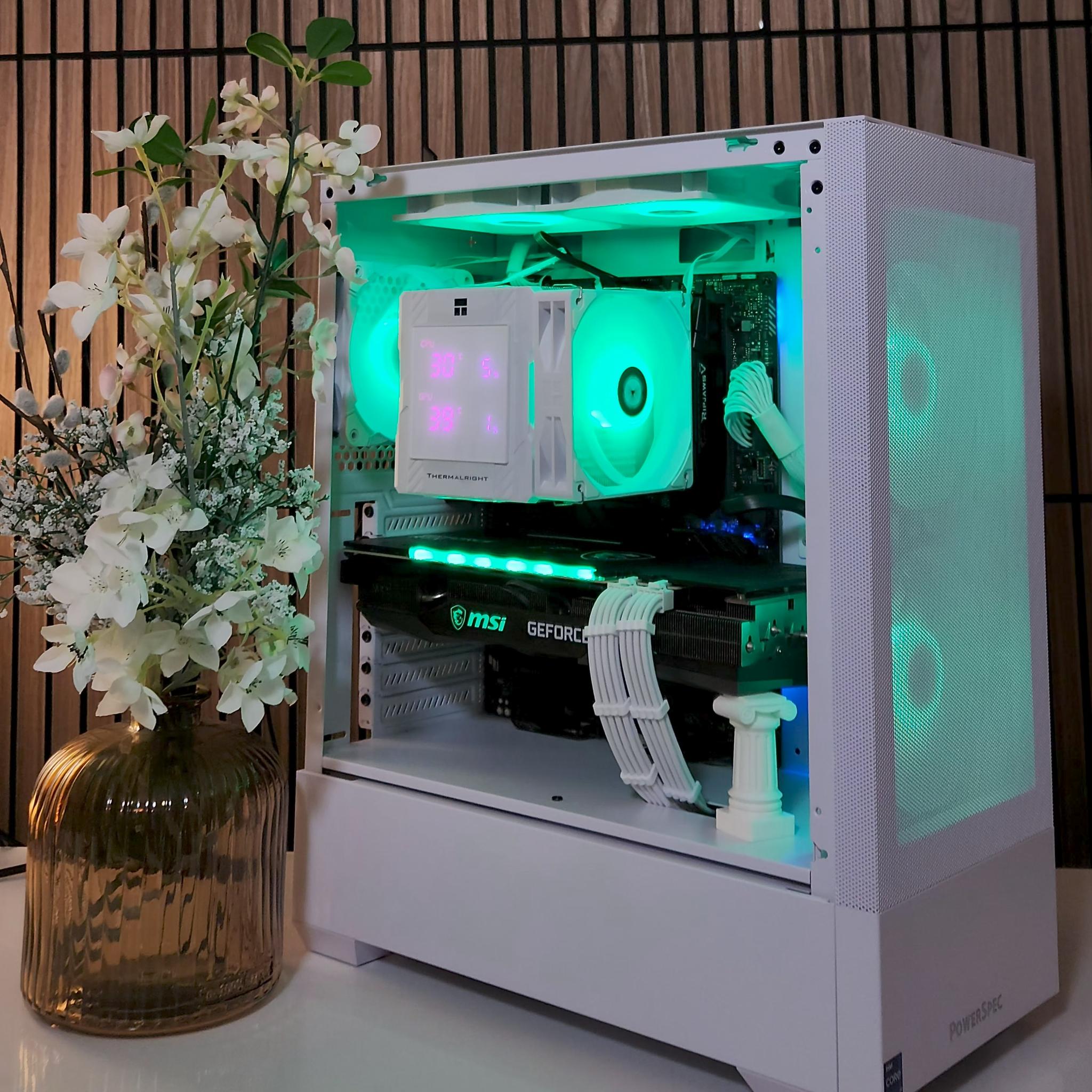 ⚪White PC🖥️ RTX 3070 8GB | i5 12600K | 16GB DDR4 | NVMe | Lian