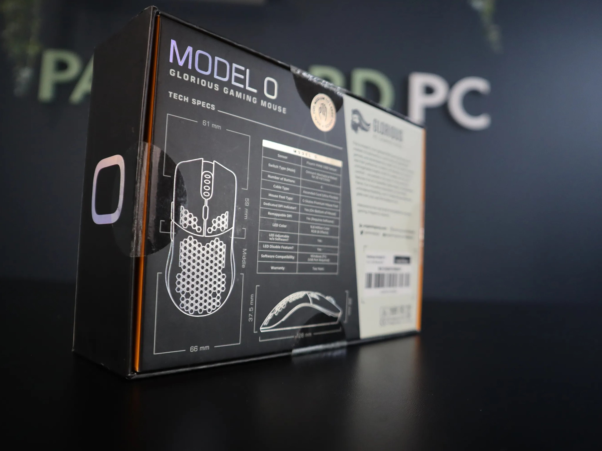 BRAND NEW GLORIOUS MOUSE | MODEL 0 | BLACK | SEALED IN BOX!