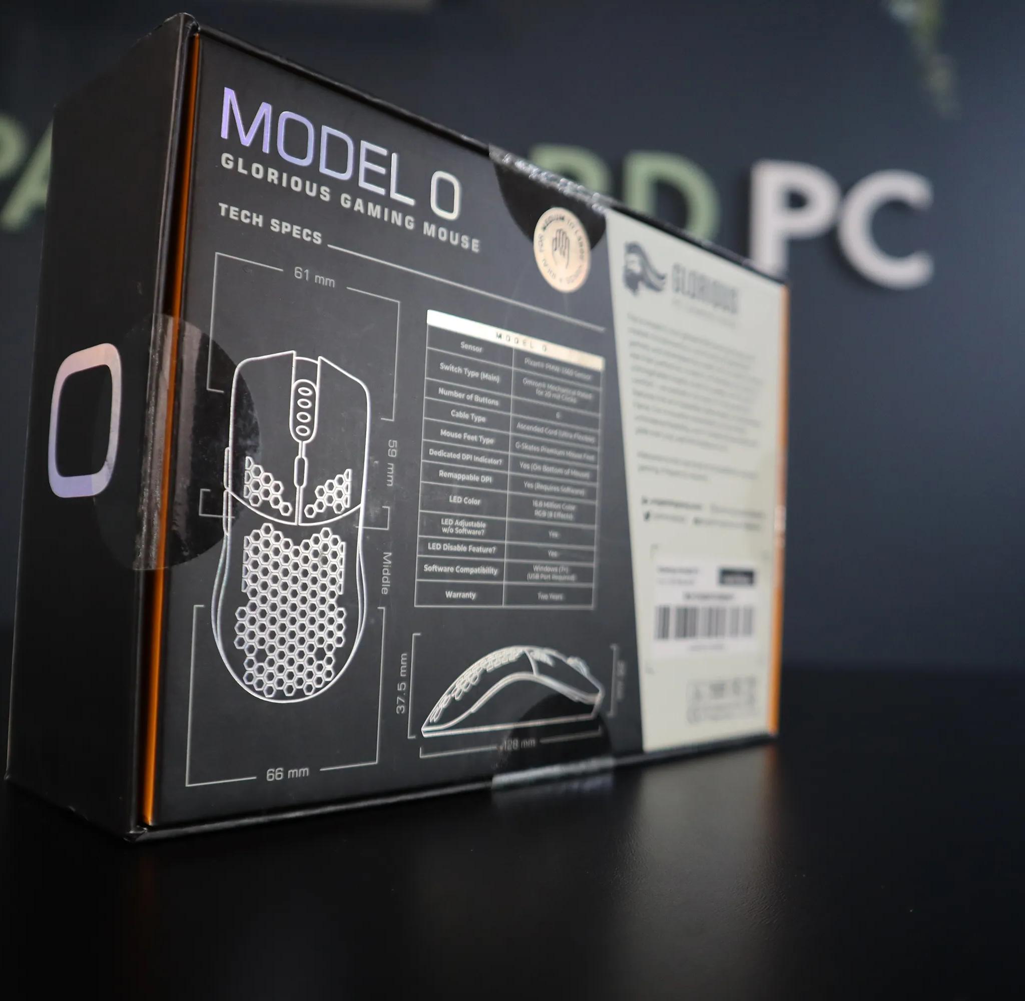 BRAND NEW GLORIOUS MOUSE | MODEL 0 | BLACK | SEALED IN BOX!
