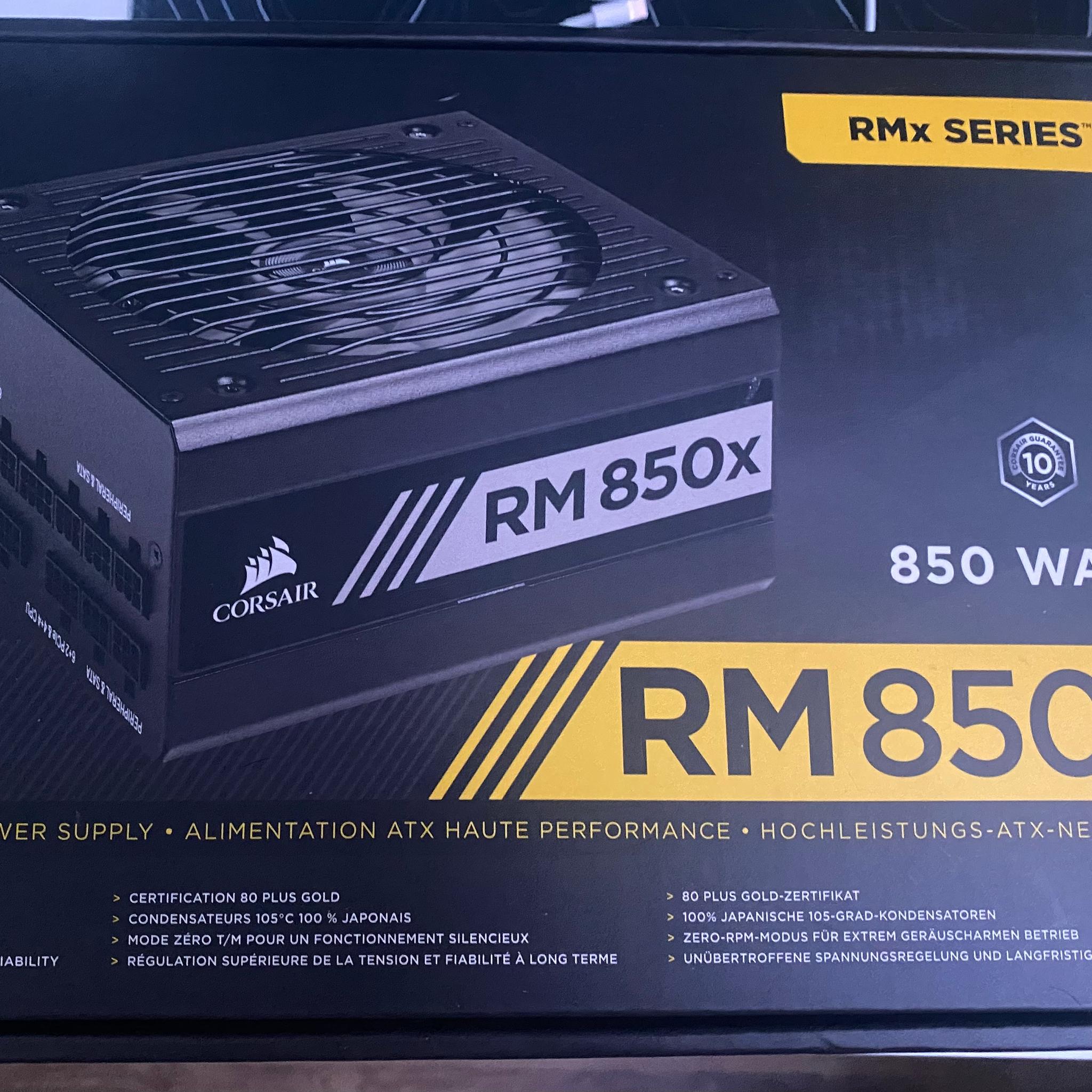 Corsair RM 850x Watt Gold