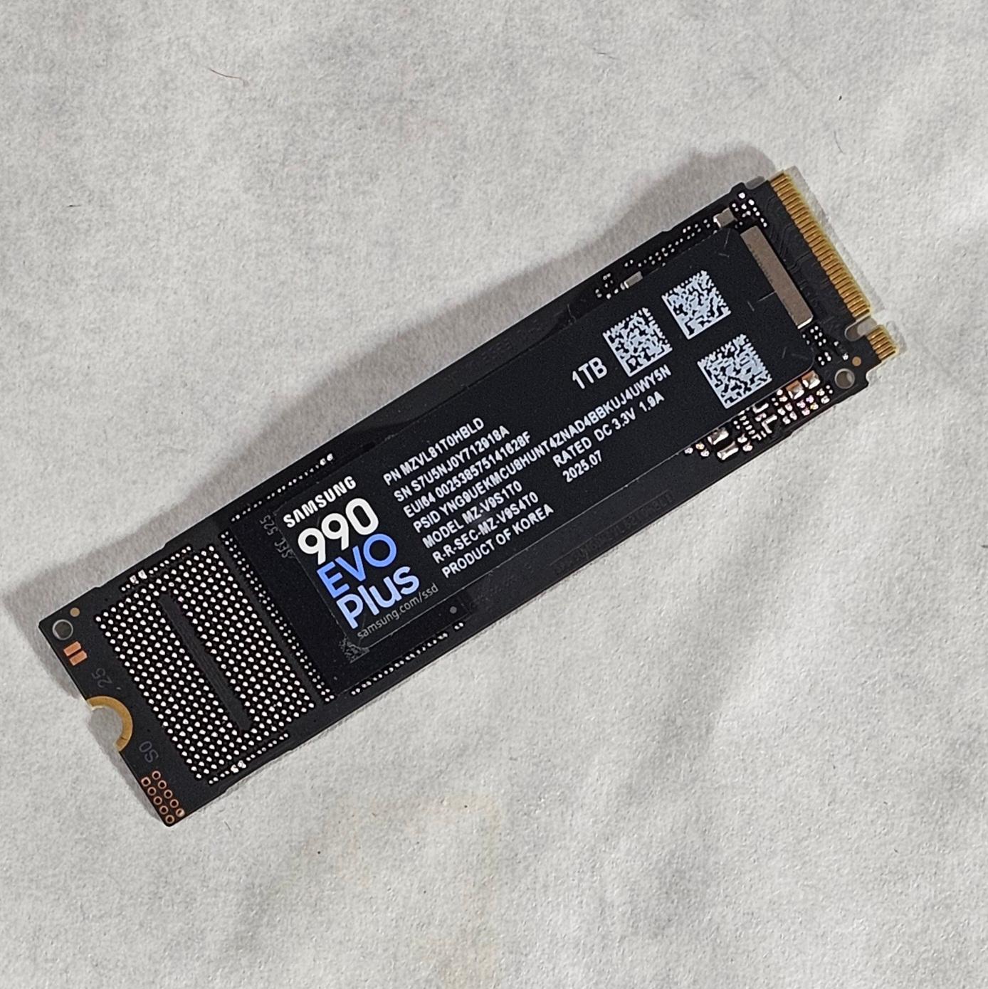 1TB NVMe M.2 SSD Samsung 990 EVO Plus
