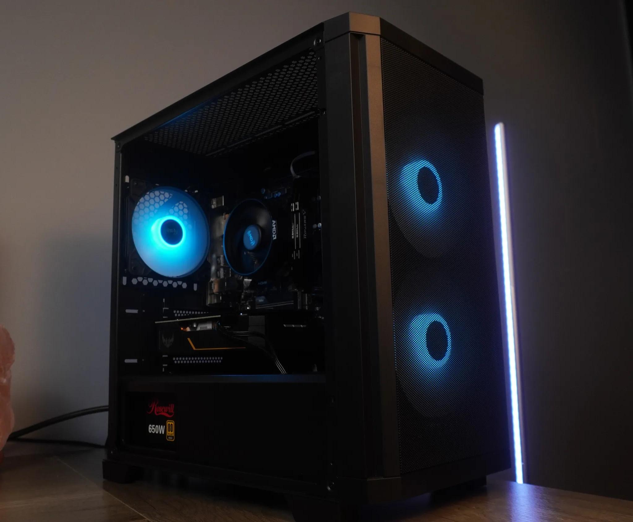 🖤 STEALTH 🖤 1080p GAMING MACHINE 💚GTX 1660 Super 🧡 Ryzen 5 5500 | 32GB | 1TB | WIFI