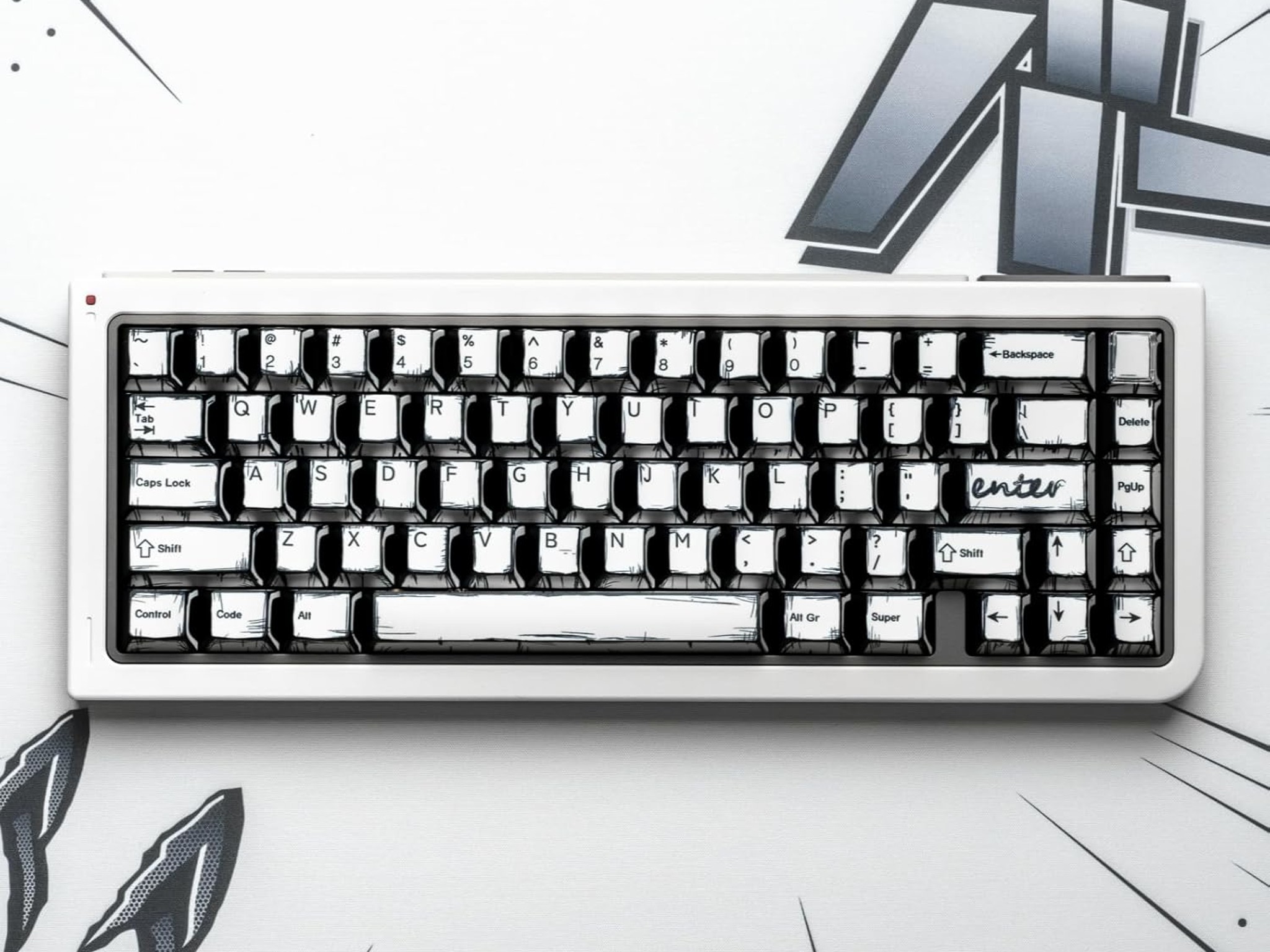 Manga/Anime PBT Keycaps (141 Keys)