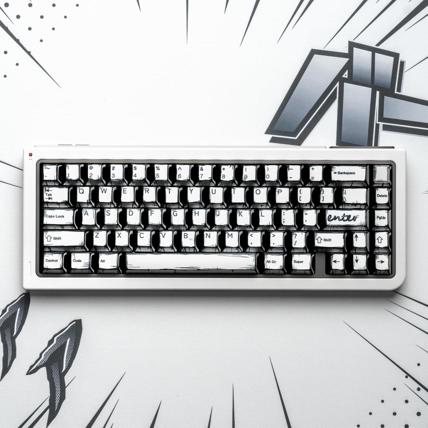 Manga/Anime PBT Keycaps (141 Keys)