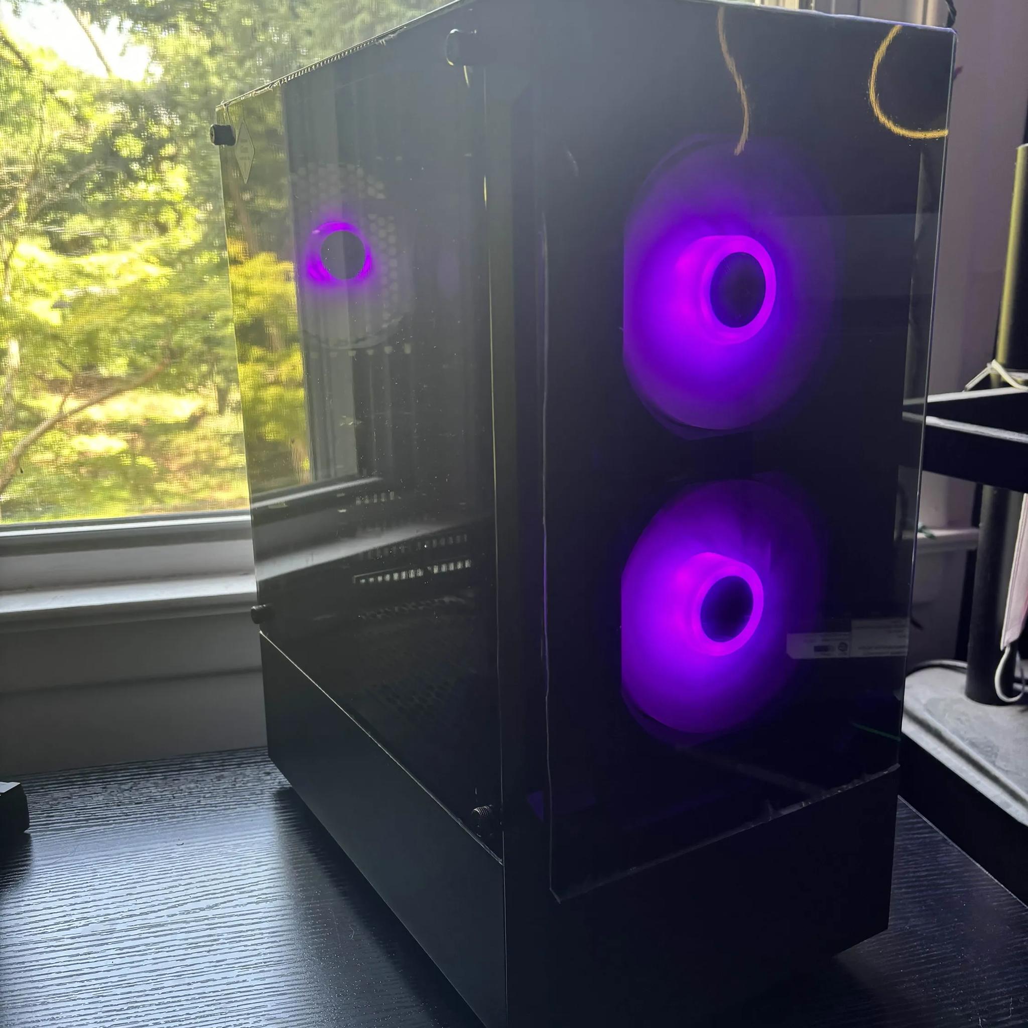 GAMING PC i5 16GB NVIDIA GTX 1650 RGB Lighting RGB Fans Computer