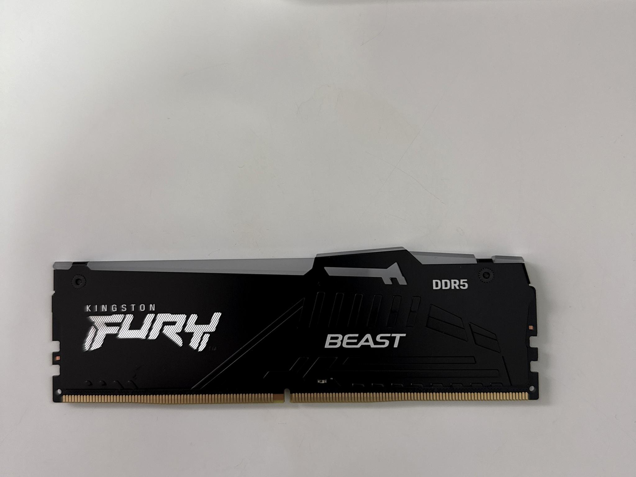 HP OEM Kingston FURY Beast RGB 32GB DDR5-6000 CL40 — 1x32 (HP60U40D8HA-32FRE)