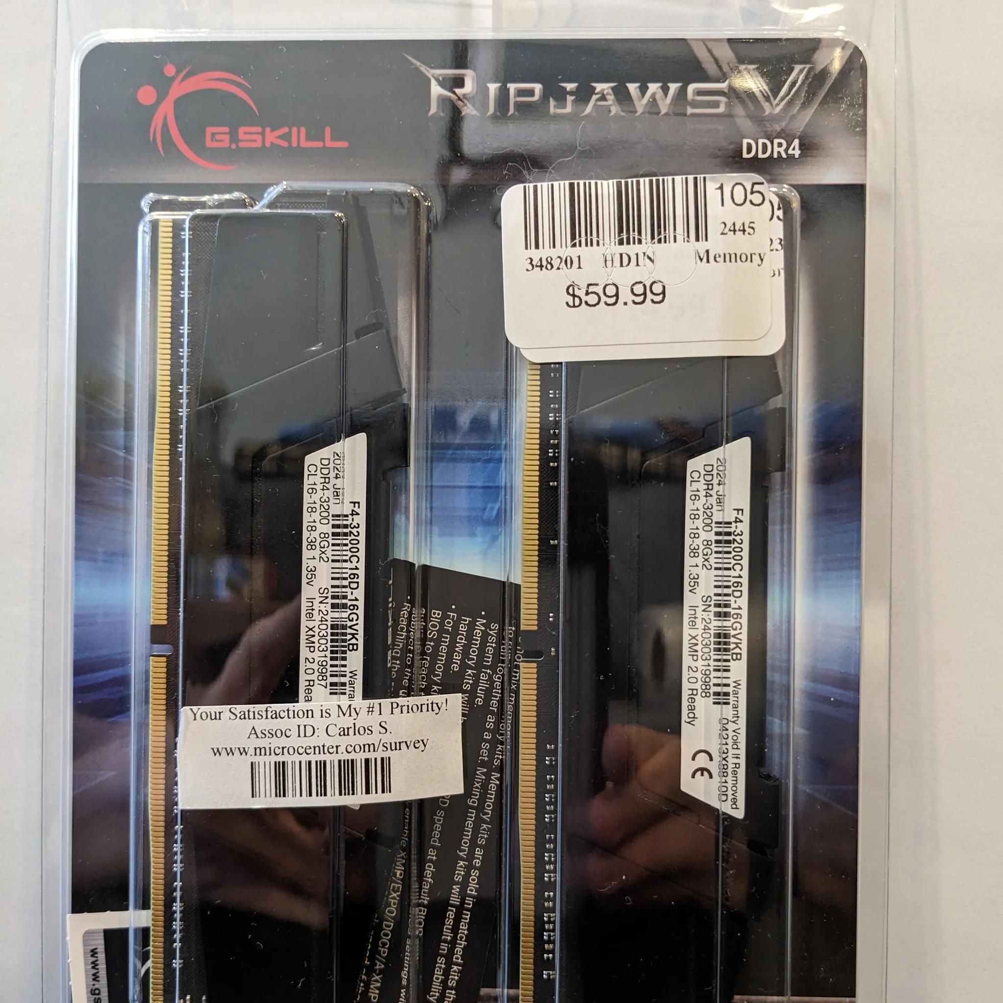 Ryzen 5 5600X + MSI B450 Tomahawk Motherboard + 32GB DDR4 RAM (2 kits of 16GB (8GBx2))