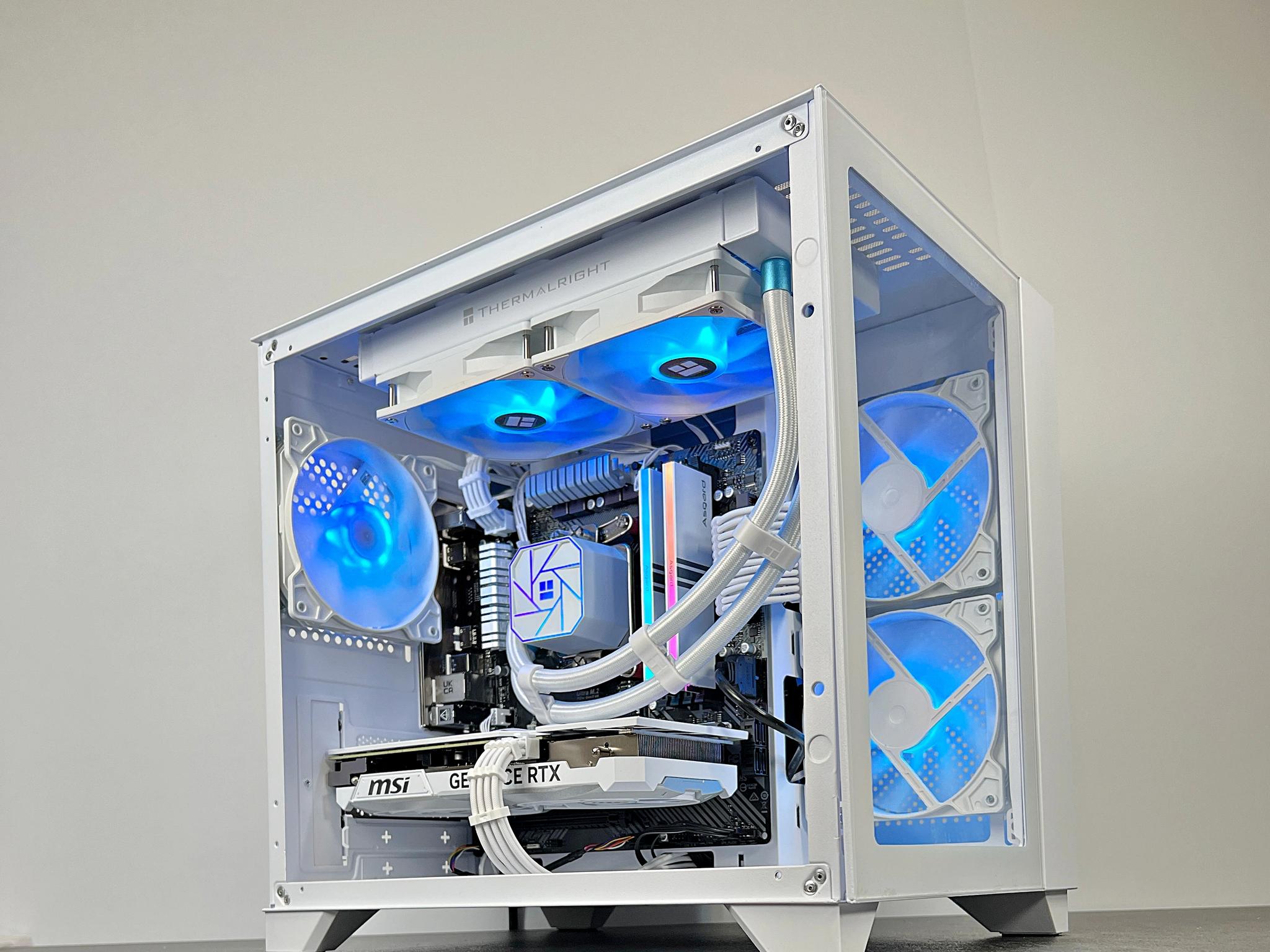Liquid Cooled RTX 4070 Ryzen 5 5600X 16GB RAM 1TB M.2 Win 11 Gaming PC