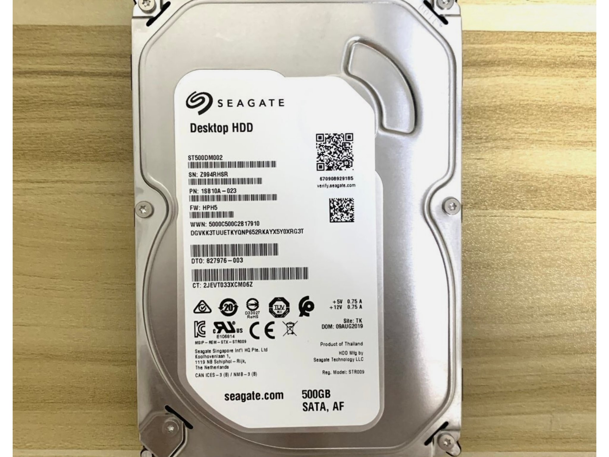 Seagate/toshiba Lot of 3 HDD(500gb)