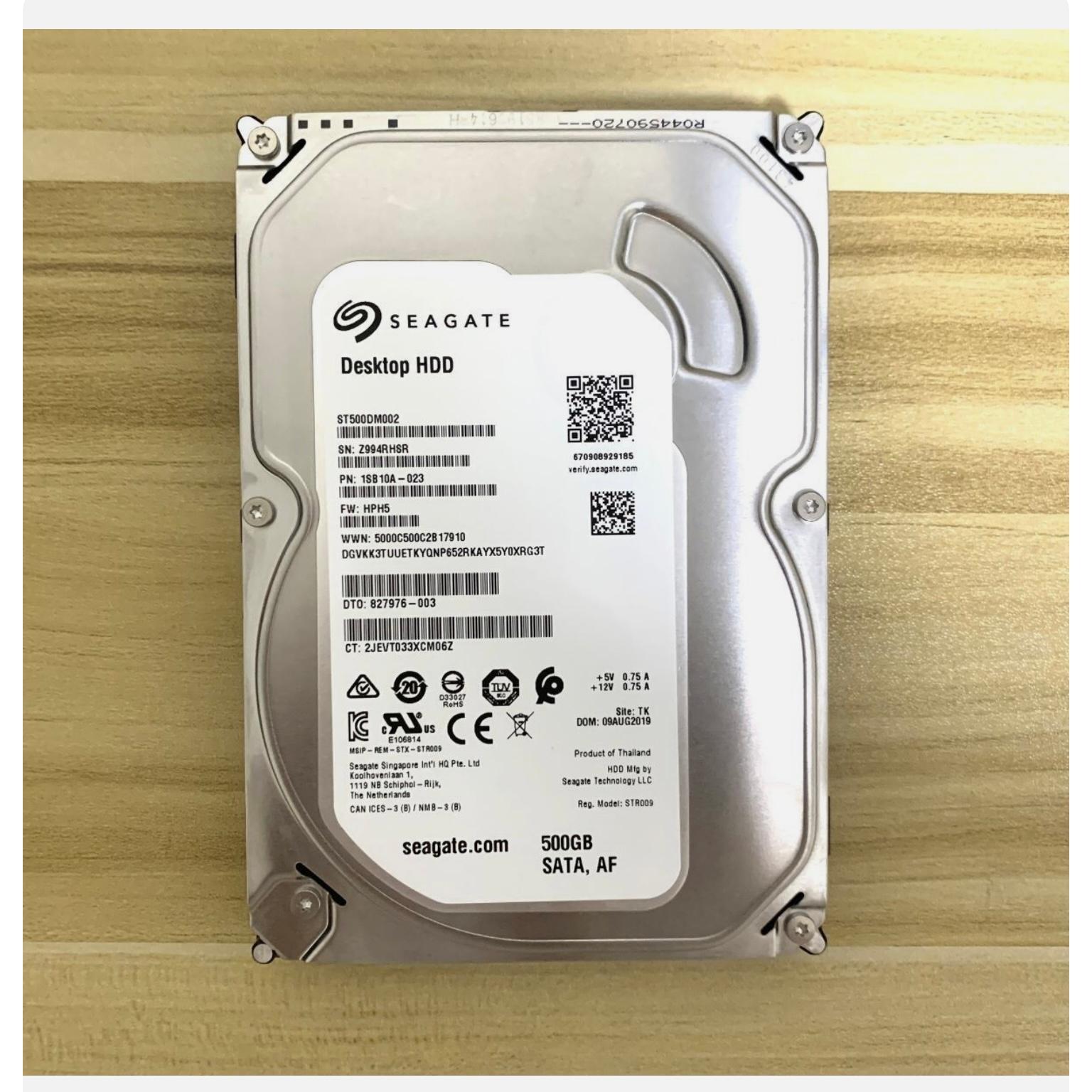 Seagate/toshiba Lot of 3 HDD(500gb)