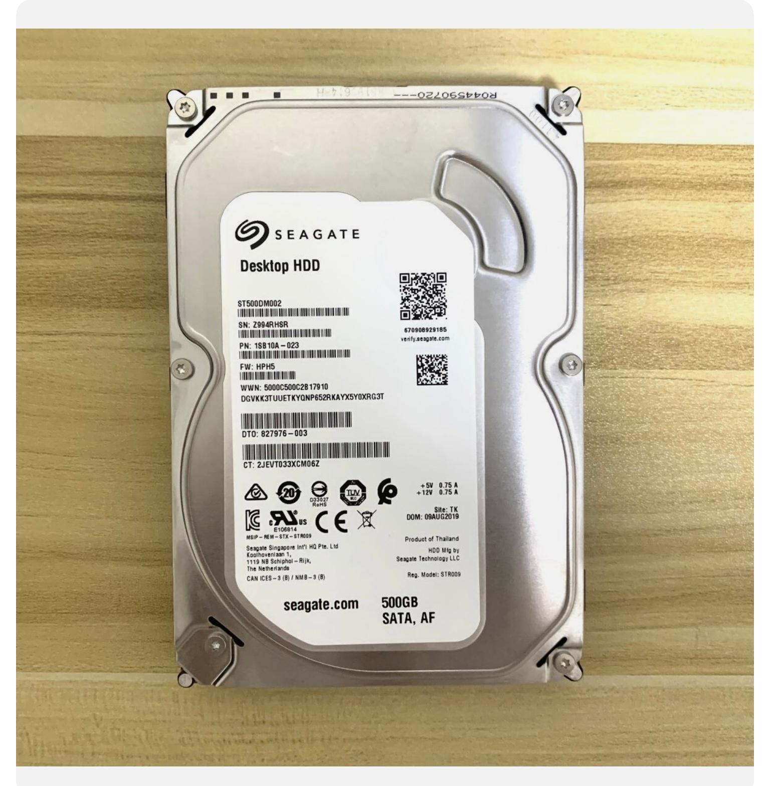 Seagate/toshiba Lot of 3 HDD(500gb)
