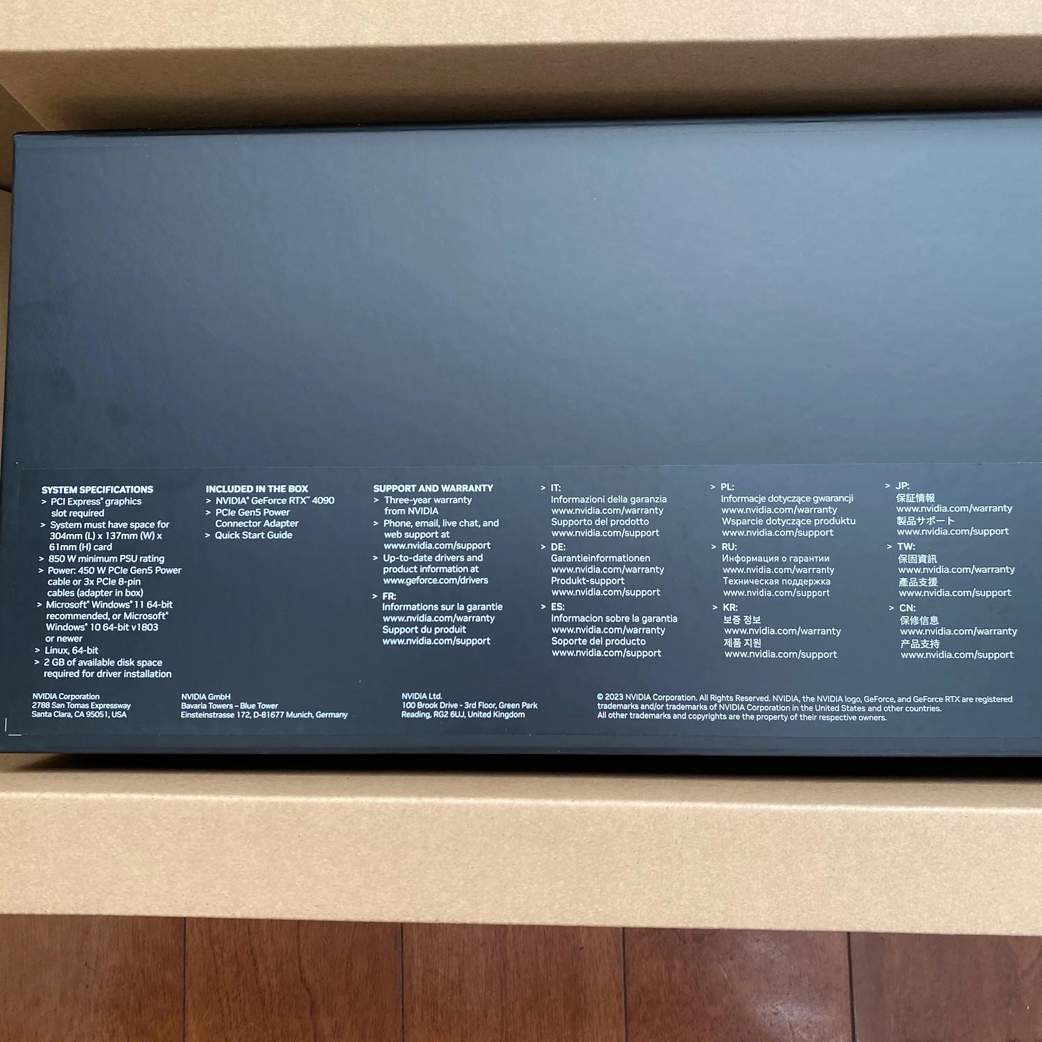 NVIDIA GeForce RTX 4090 Founders Edition 24GB GDDR6X Graphics Card