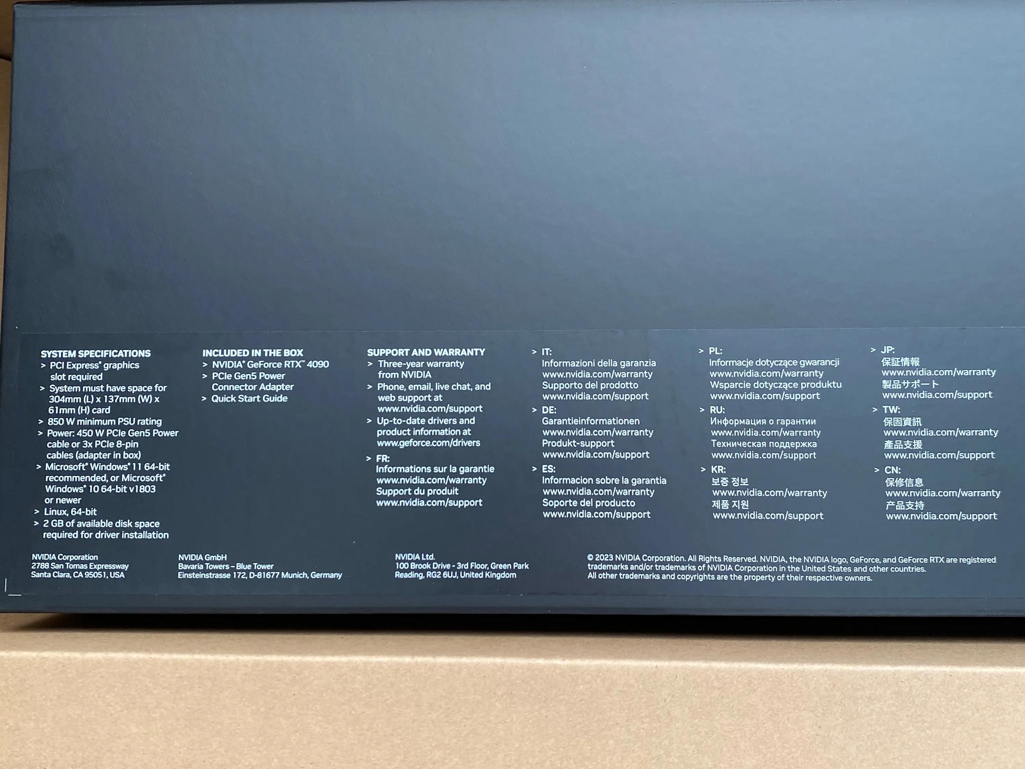 NVIDIA GeForce RTX 4090 Founders Edition 24GB GDDR6X Graphics Card