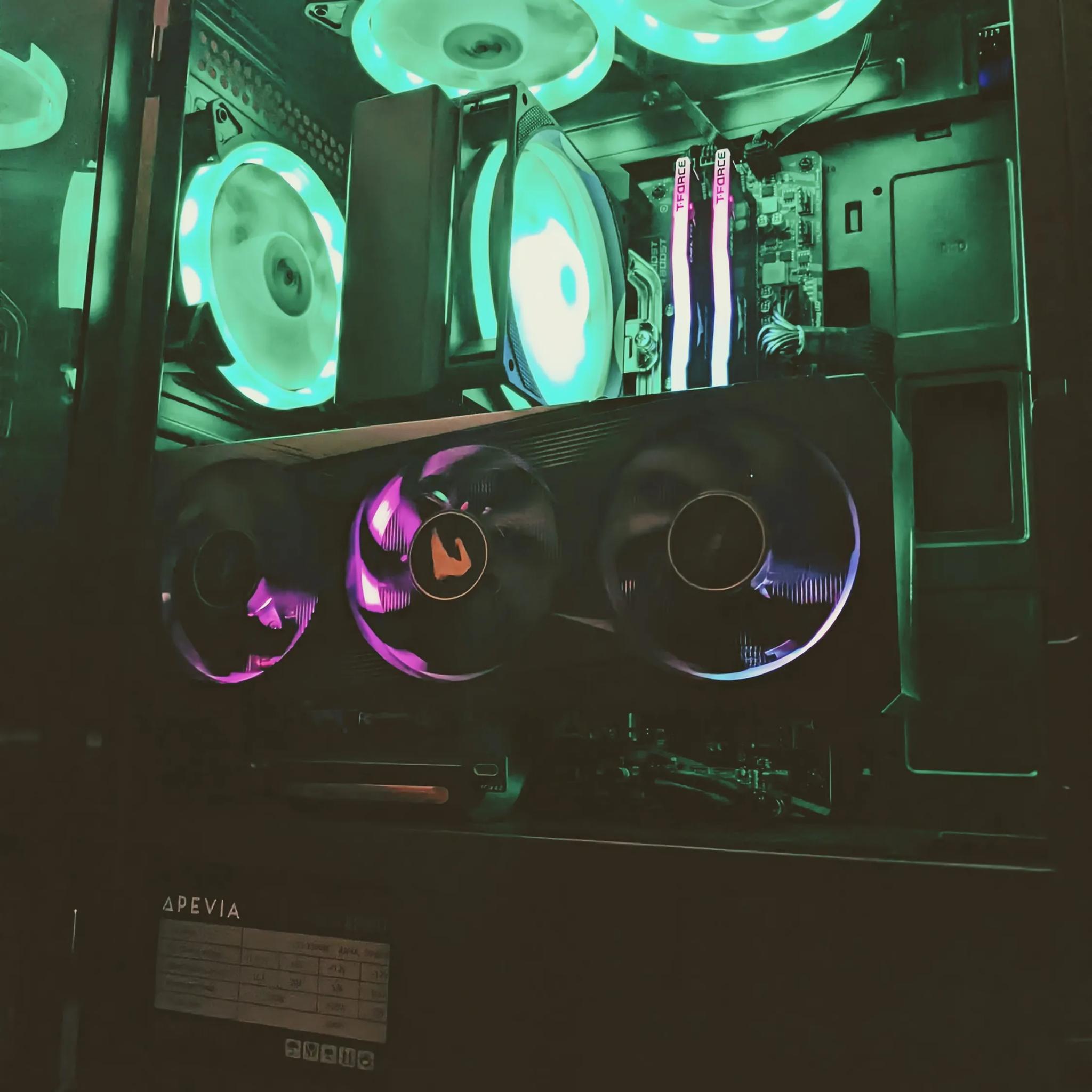 ⚫️Nightshade| RTX 3060TI | Ryzen 5@4GHz| 32GB DDR4 RAM| 1TB NVMe SSD| Windows 11