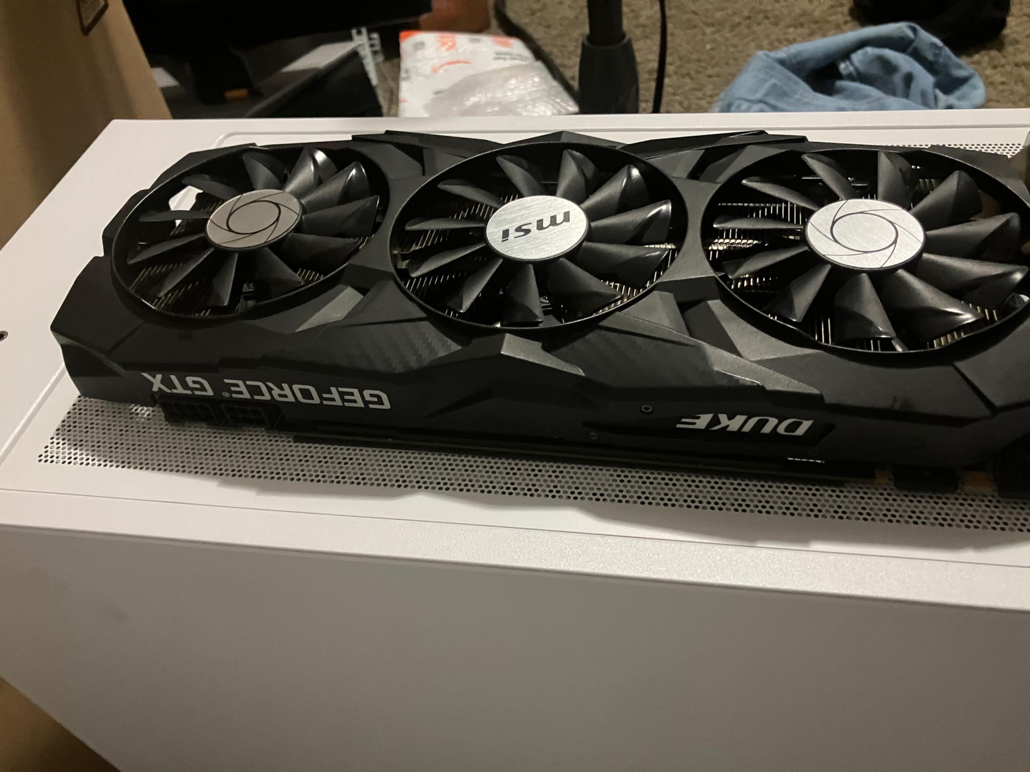 Gtx 1080 oc duke 8gb
