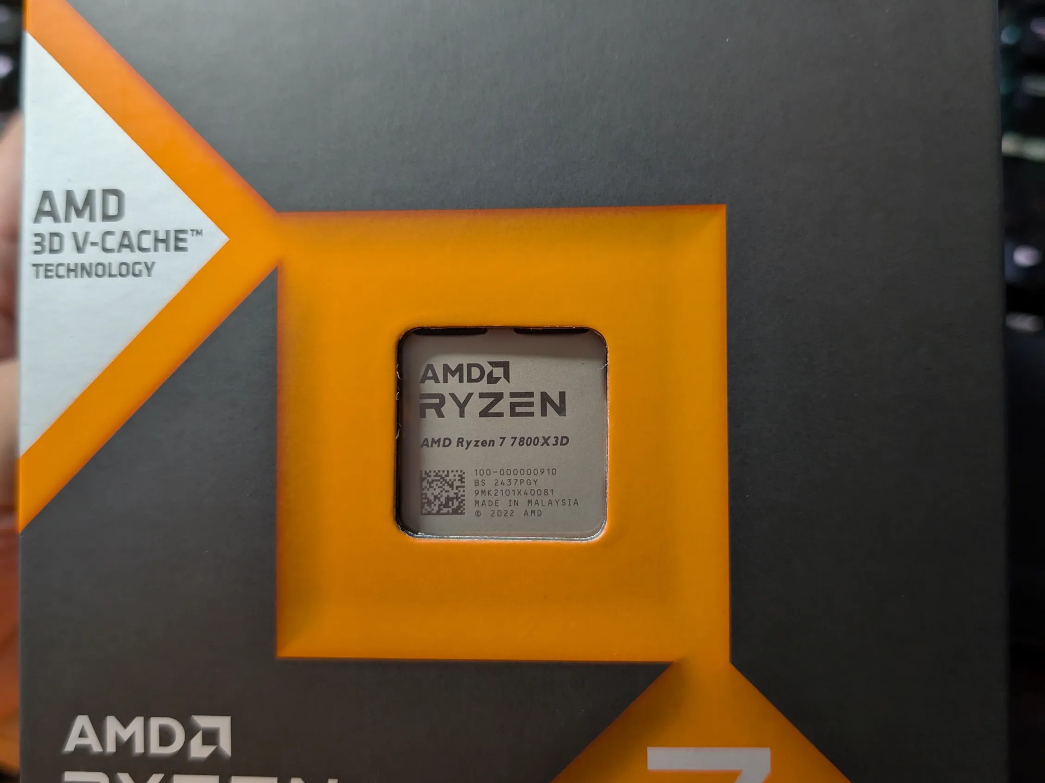 NEW & SEALED AMD Ryzen 7 7800X3D Raphael AM5 4.2GHz 8-Core Boxed Processor - Heatsink Not Included