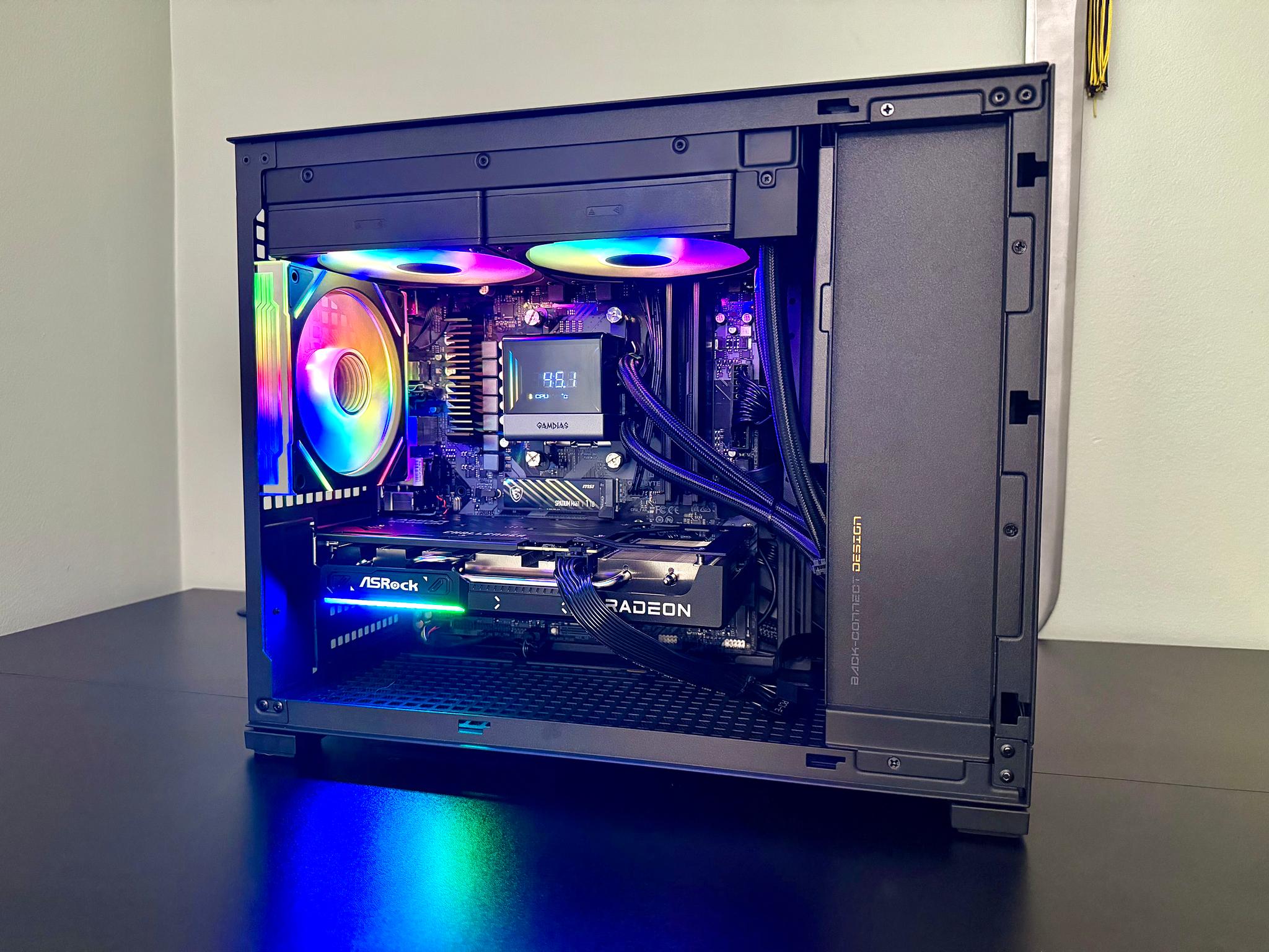 Ryzen 7700x | 9060xt 16GB | 32GB DDR5 | 1TB SSD With LCD Liquid Cooler Gaming PC