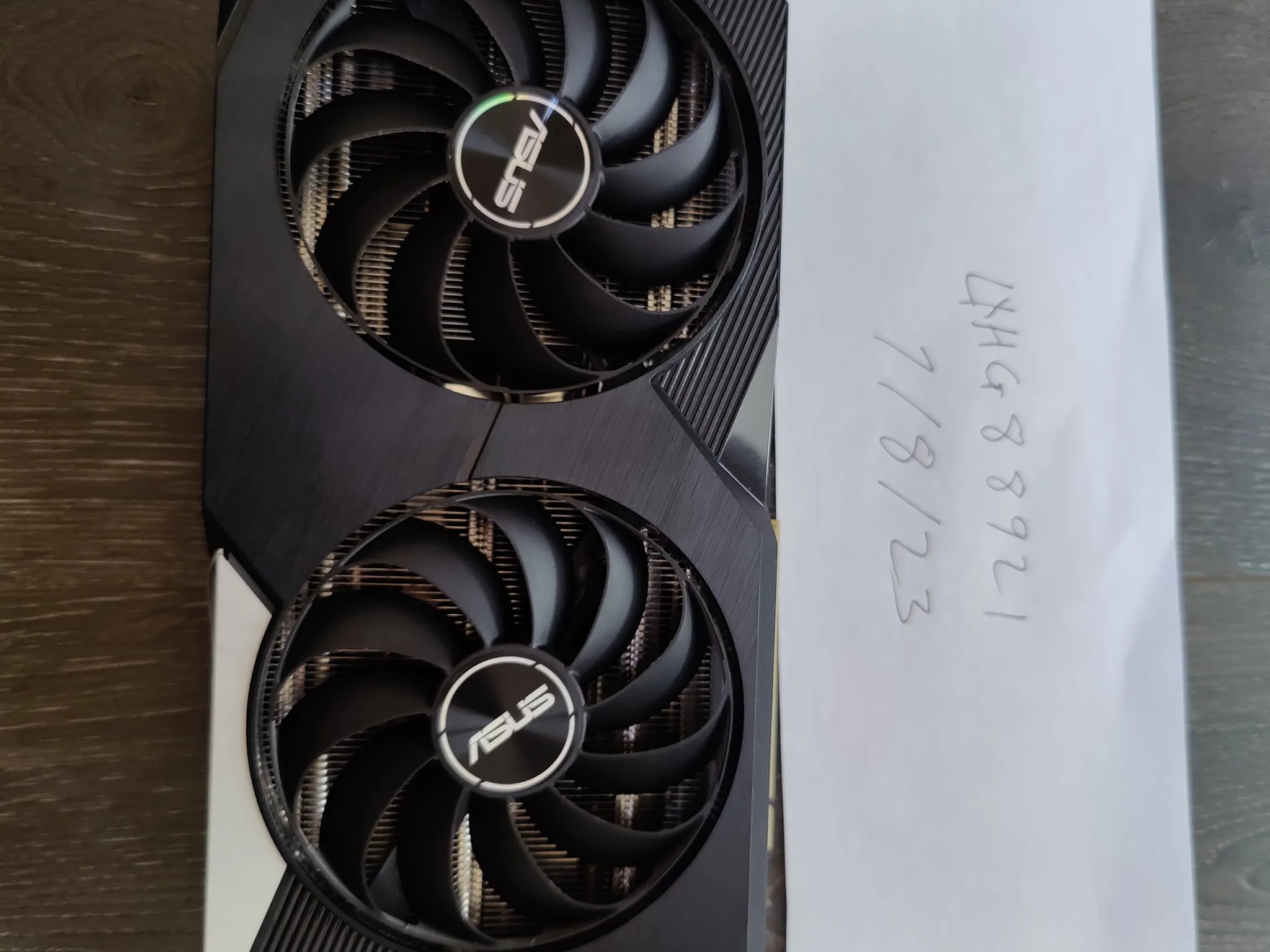 Asus Geforce RTX 3060 ti dual