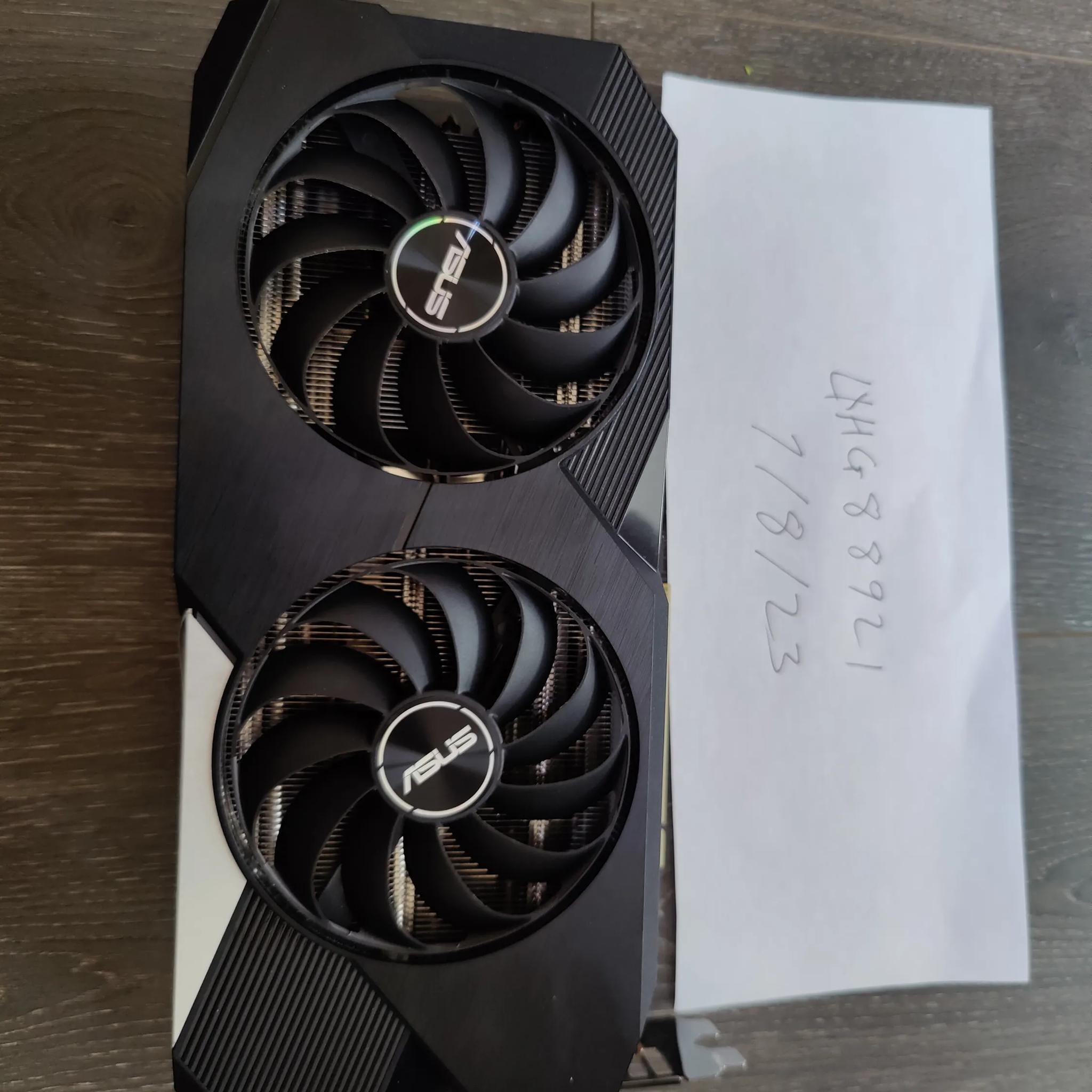 Asus Geforce RTX 3060 ti dual
