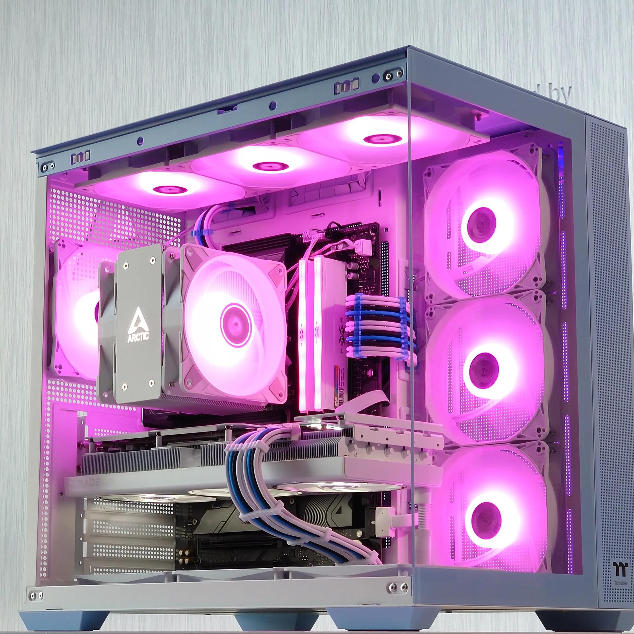 🌬️🧊🐧🥶Iceberg Gaming PC🧊AMD RX 7800 XT 16GB❄️AMD Ryzen 5 7500F❄️32GB DDR5❄️ 1TB