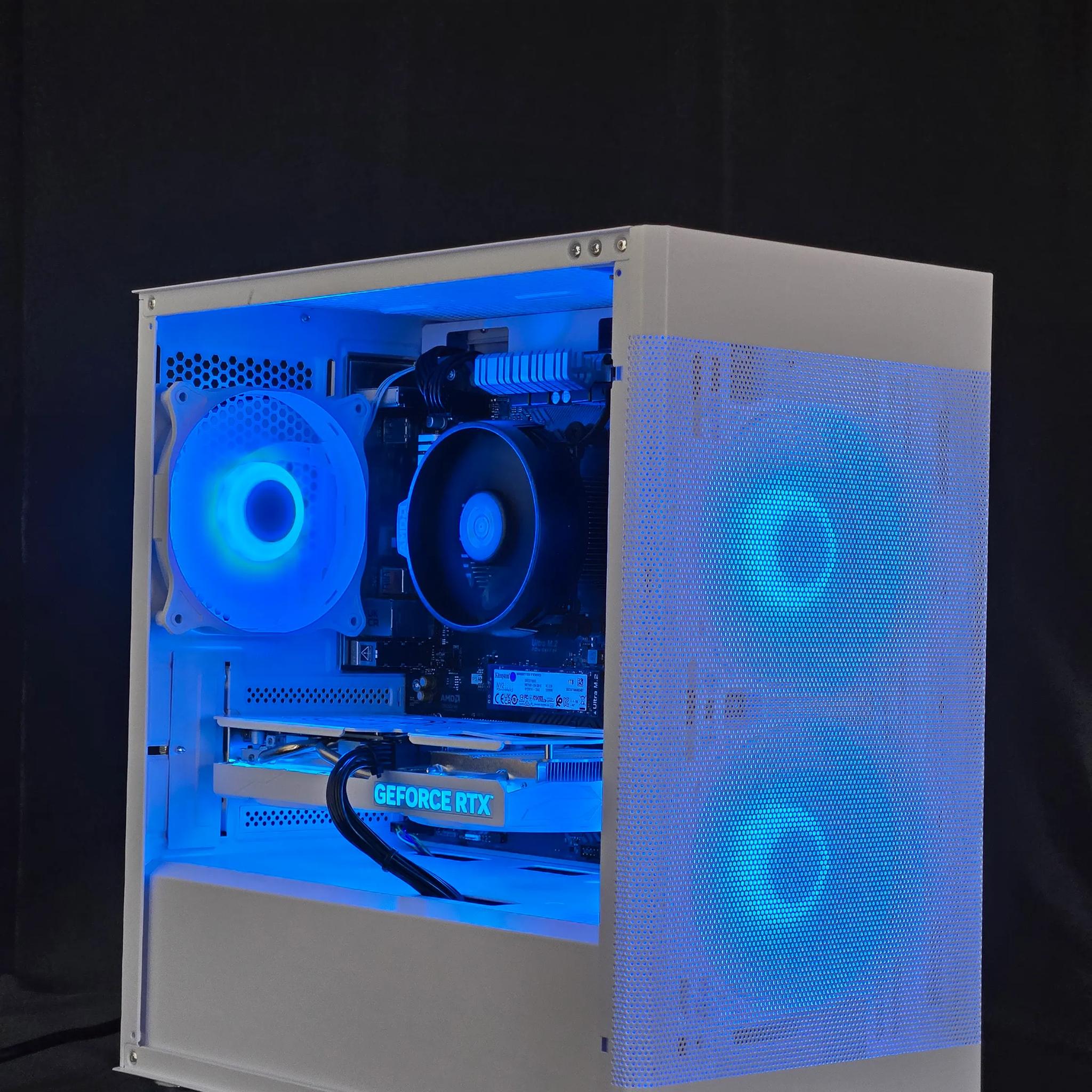 Serpent Plus Gaming PC-Ryzen 5 5500- NVIDIA GeForce RTX 4060- 1TB M.2 SSD- 16gb DDR4 RAM