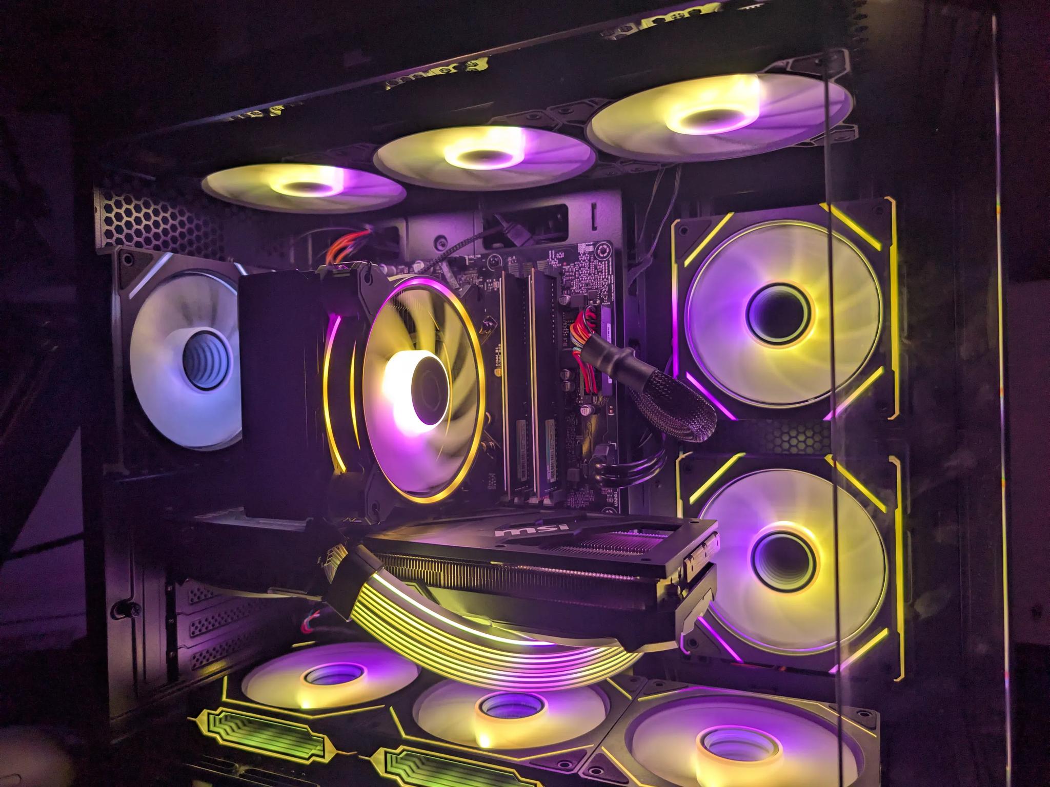 RGBEAUTY Fast 🎨 gaming PC sale! RTX 4060 TI! Windows activated! 🪟 ARGB FANS 🎨 240 FPS Ready ⬆️