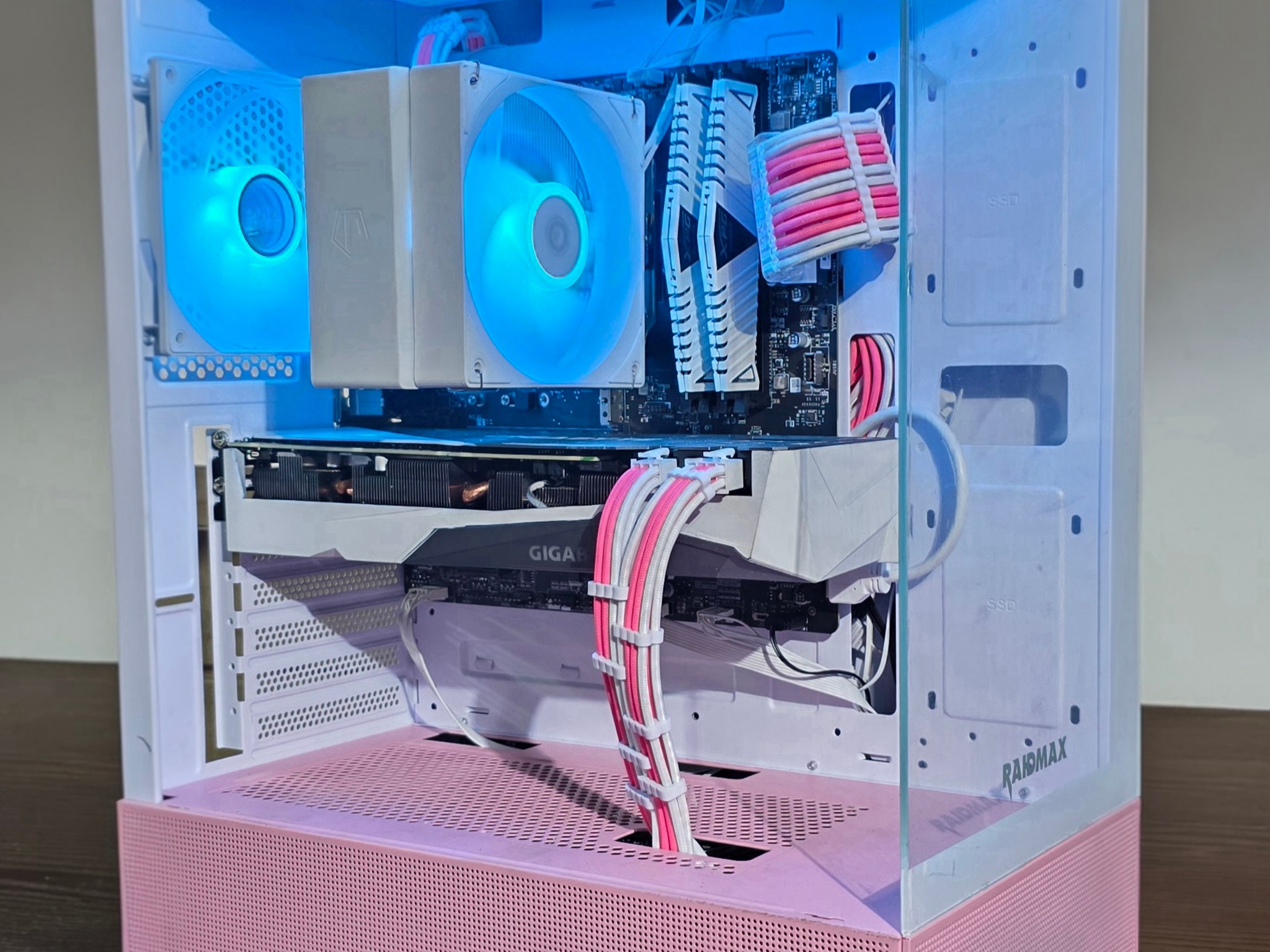 🌸🔥 **Pink/White Gaming PC – RTX 3070 | Ryzen 5 5500 | ARGB Build** 🔥🌸
