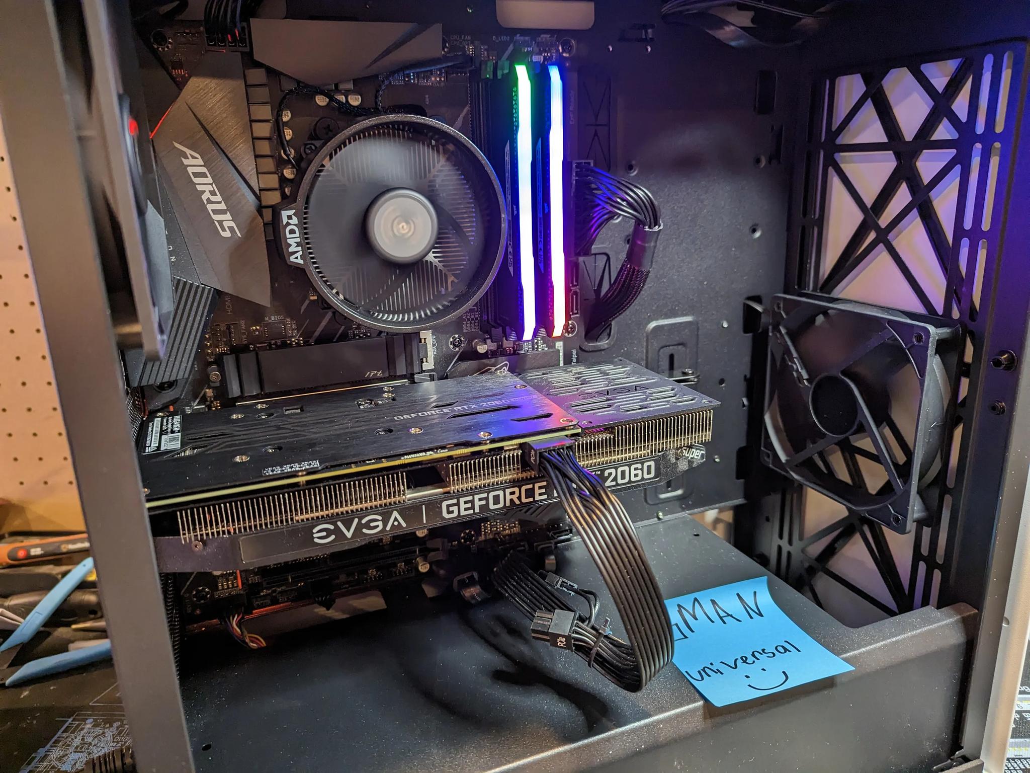 EVGA 2060 Super // AMD Ryzen 5 5600G // Corsair 16GB 3200MHz